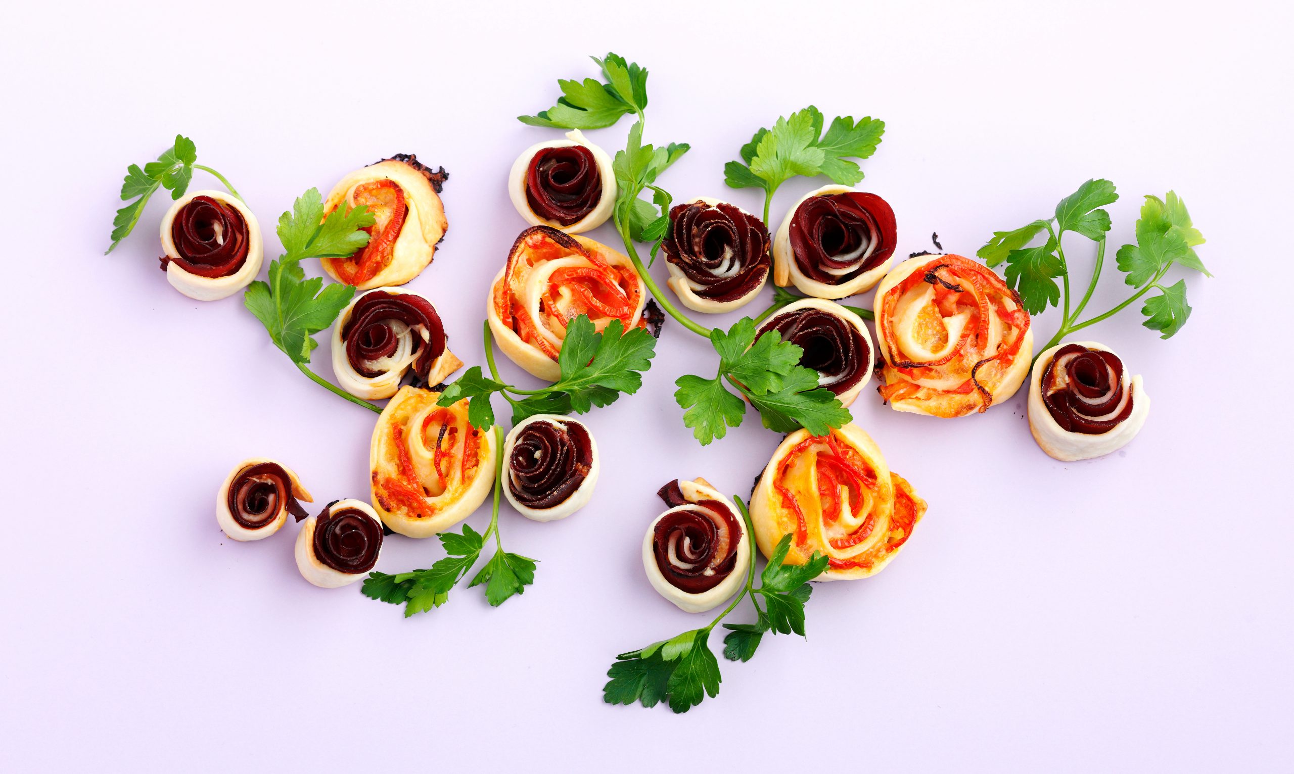 Roses amuse-bouche (anniversaire enfant)