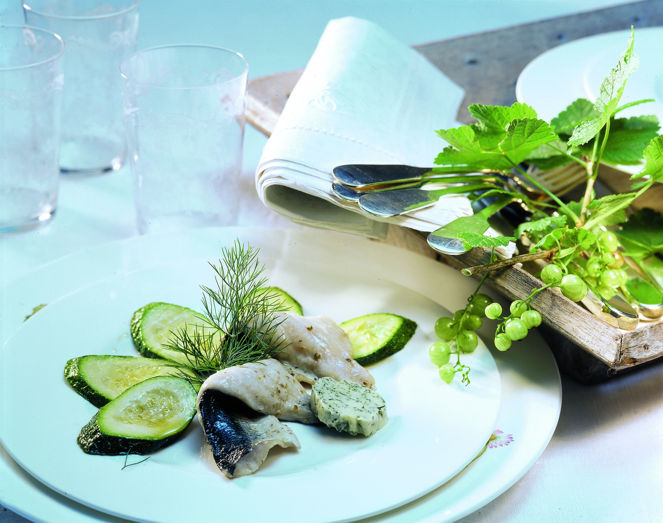 Fisch mit Dillbutter