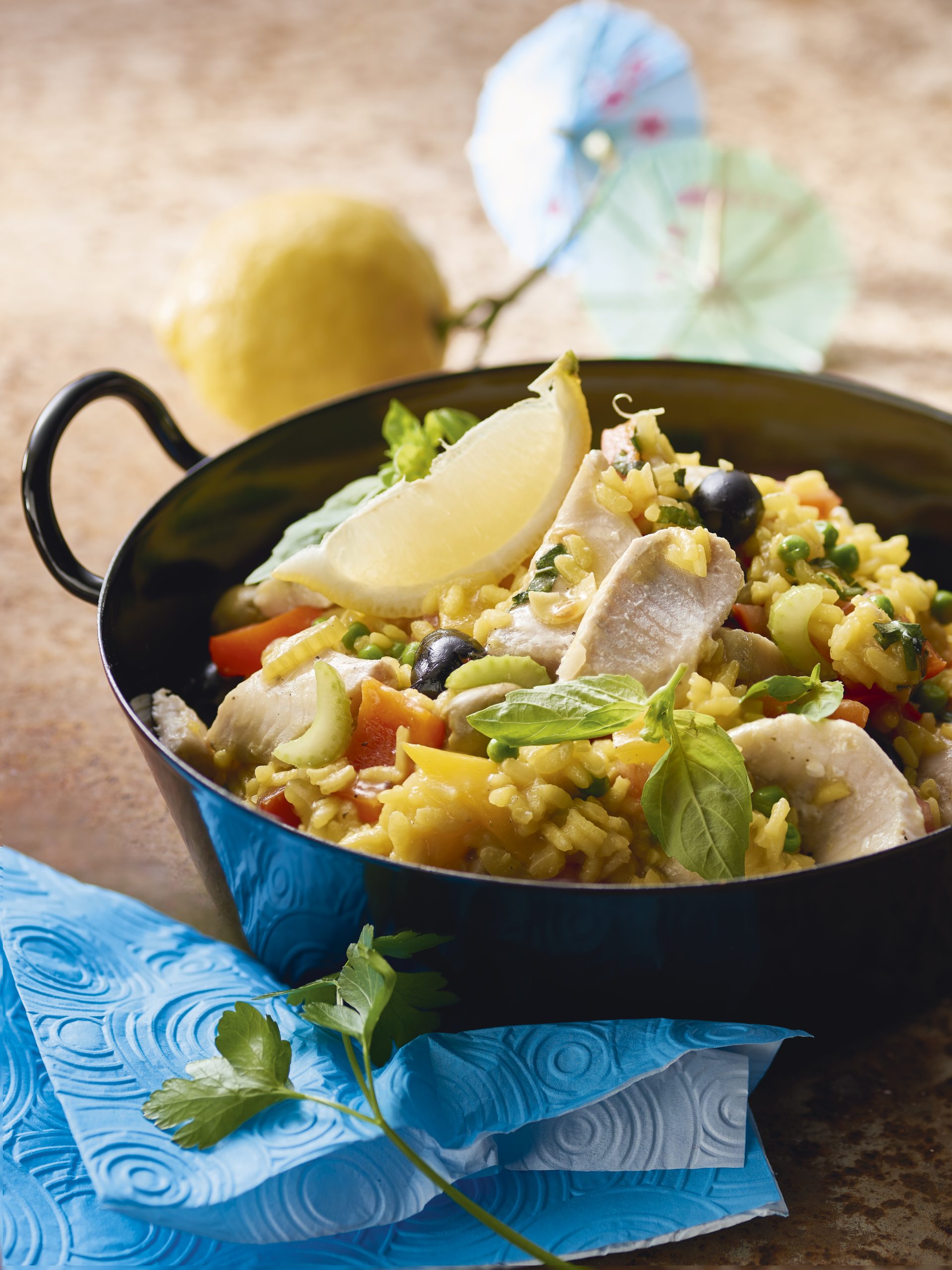 Fisch-Paella