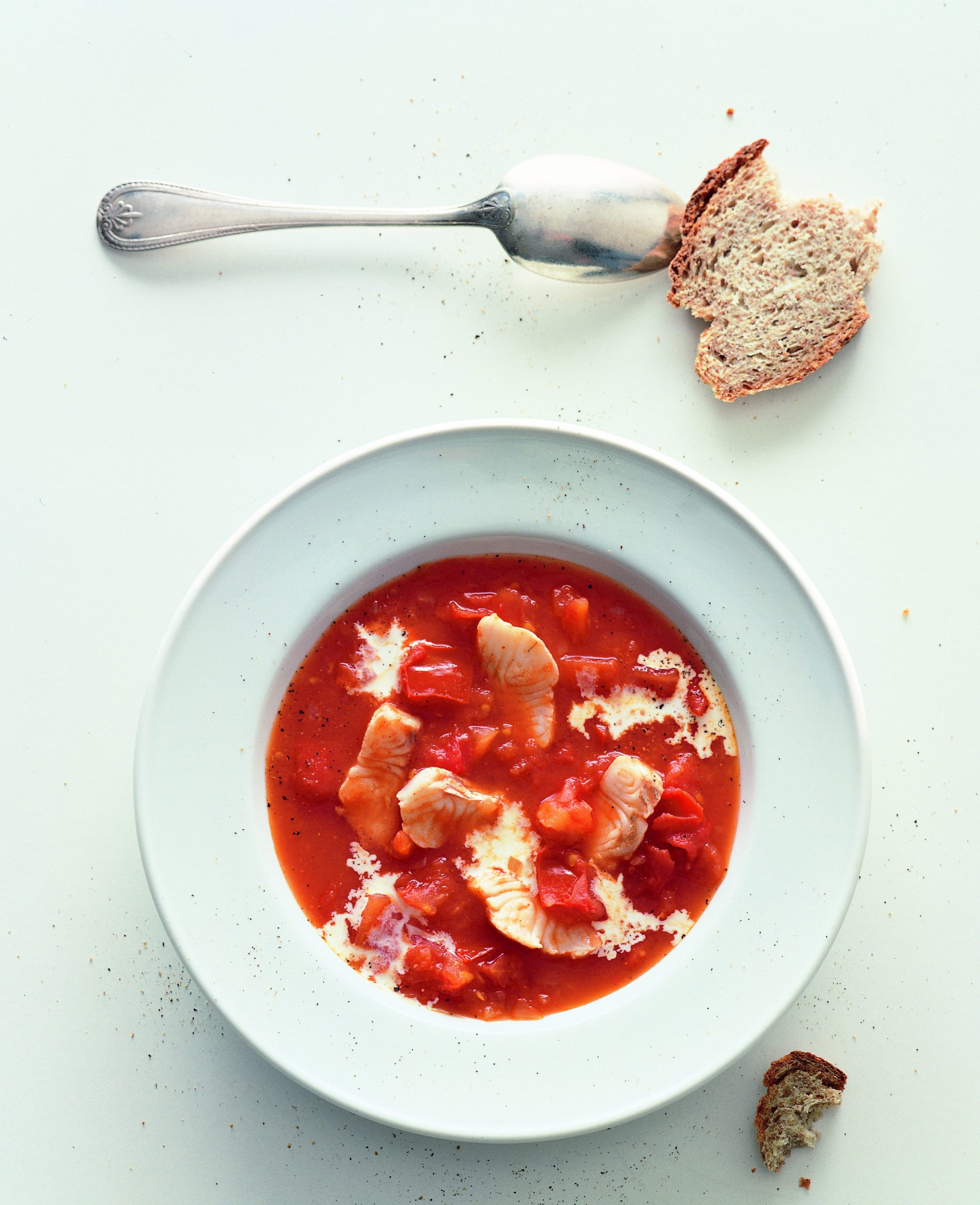 Fisch-Tomaten-Suppe