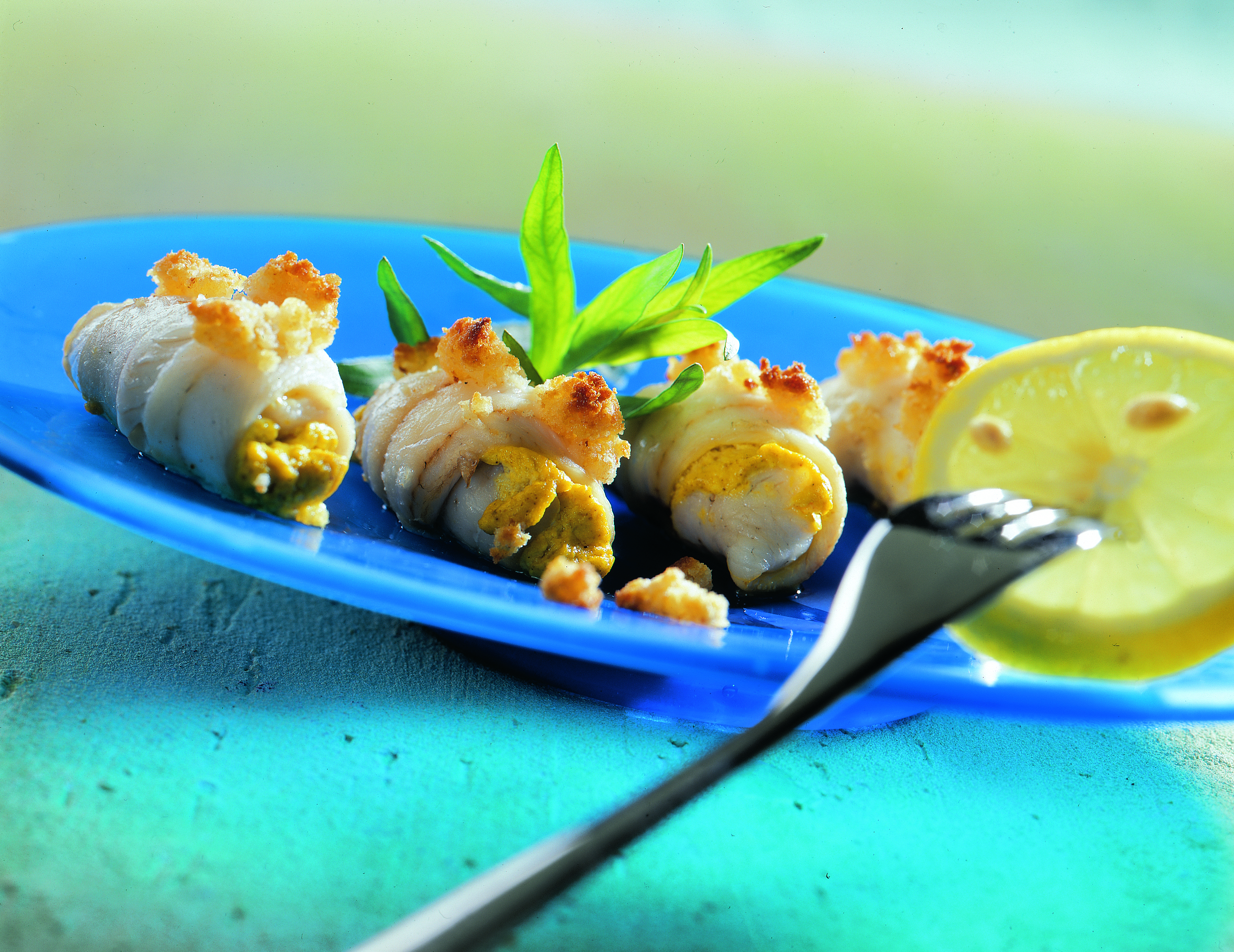 Paupiettes de poisson au gingembre