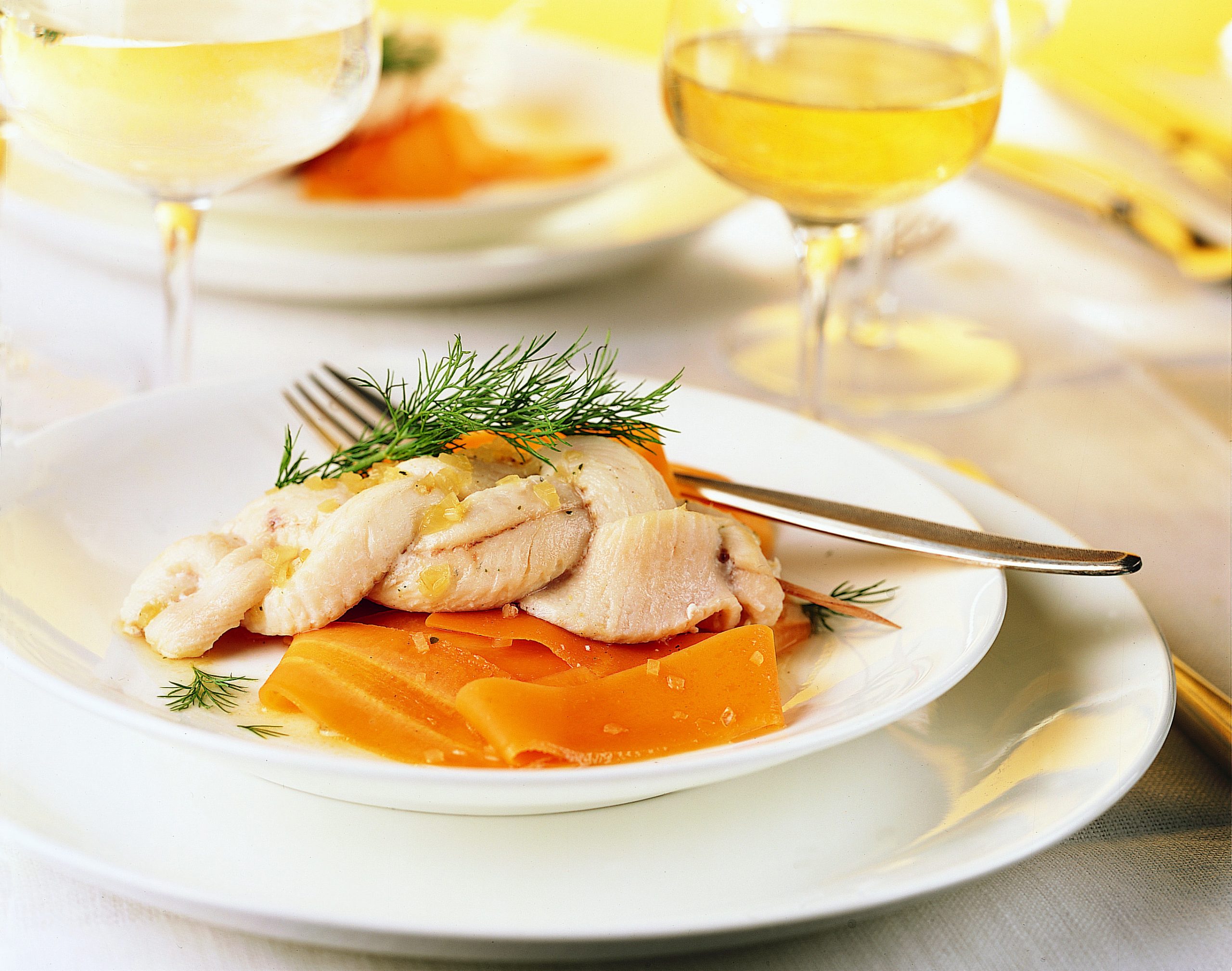 Fischzöpfli auf Rüeblistreifen