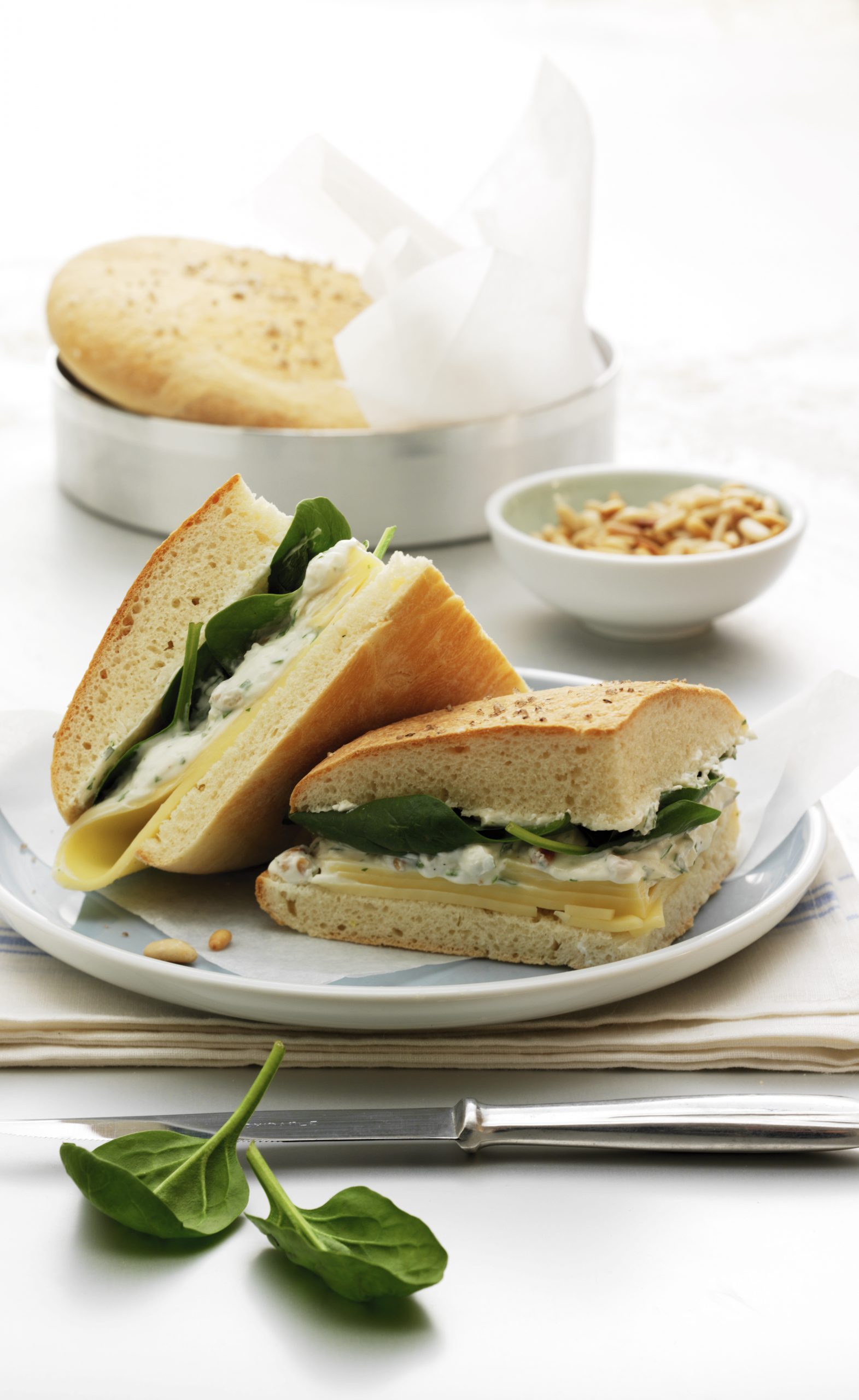 Focaccia au fromage et au séré