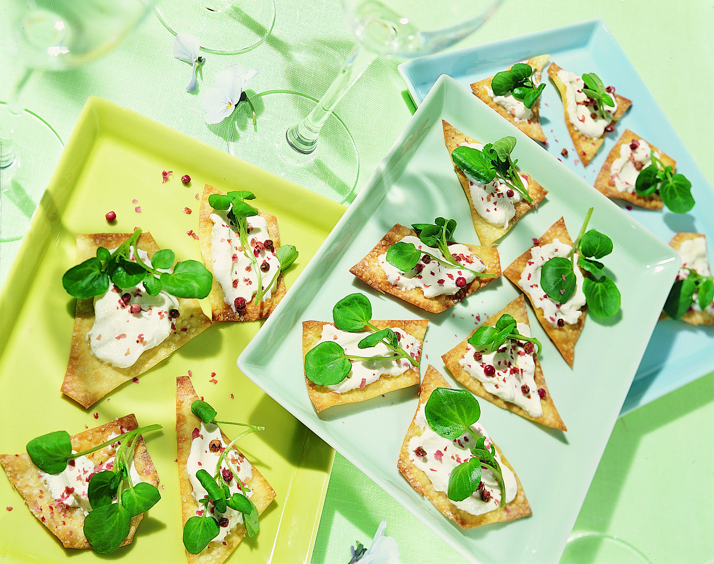 Frischkäse-Ecken