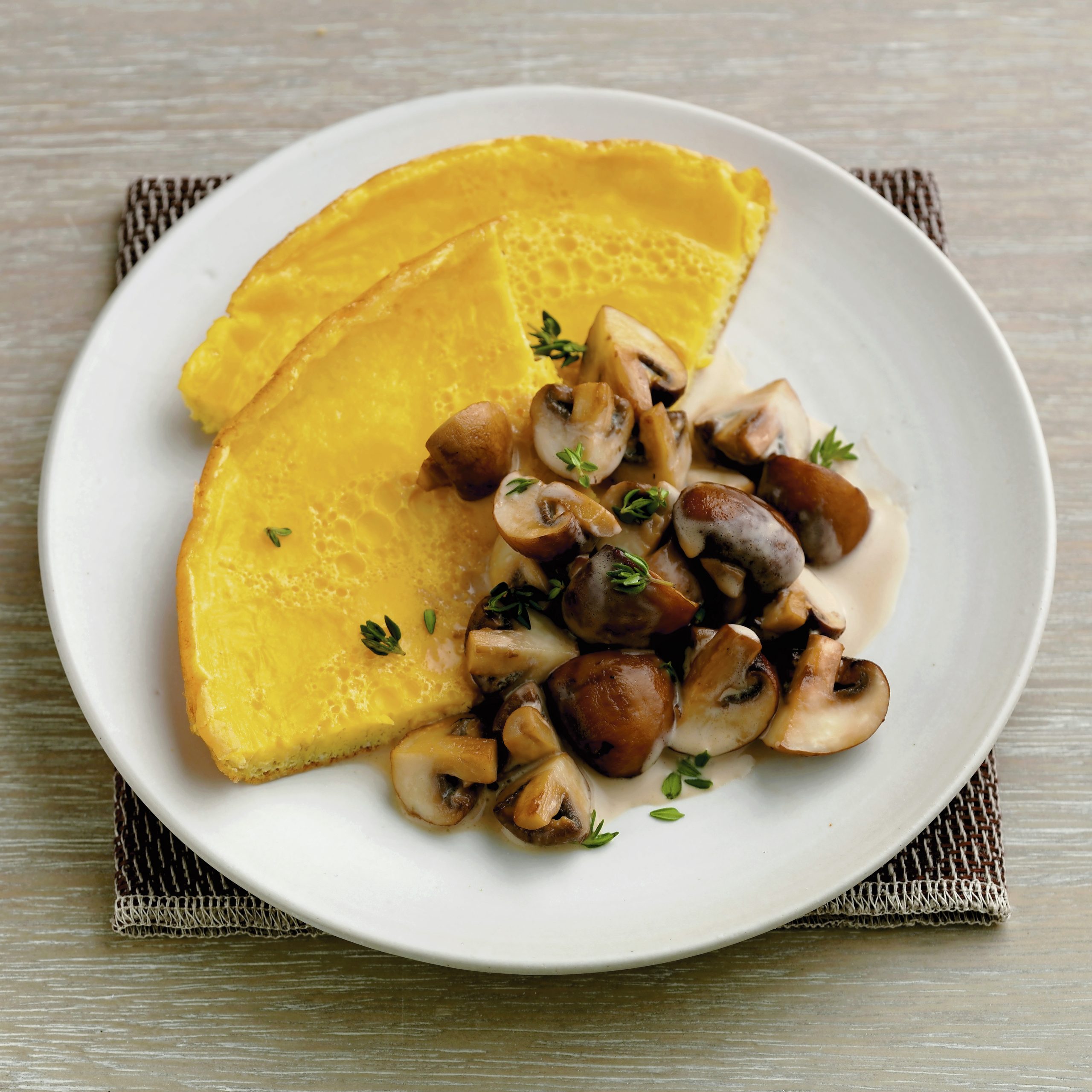 Frittata et champignons
