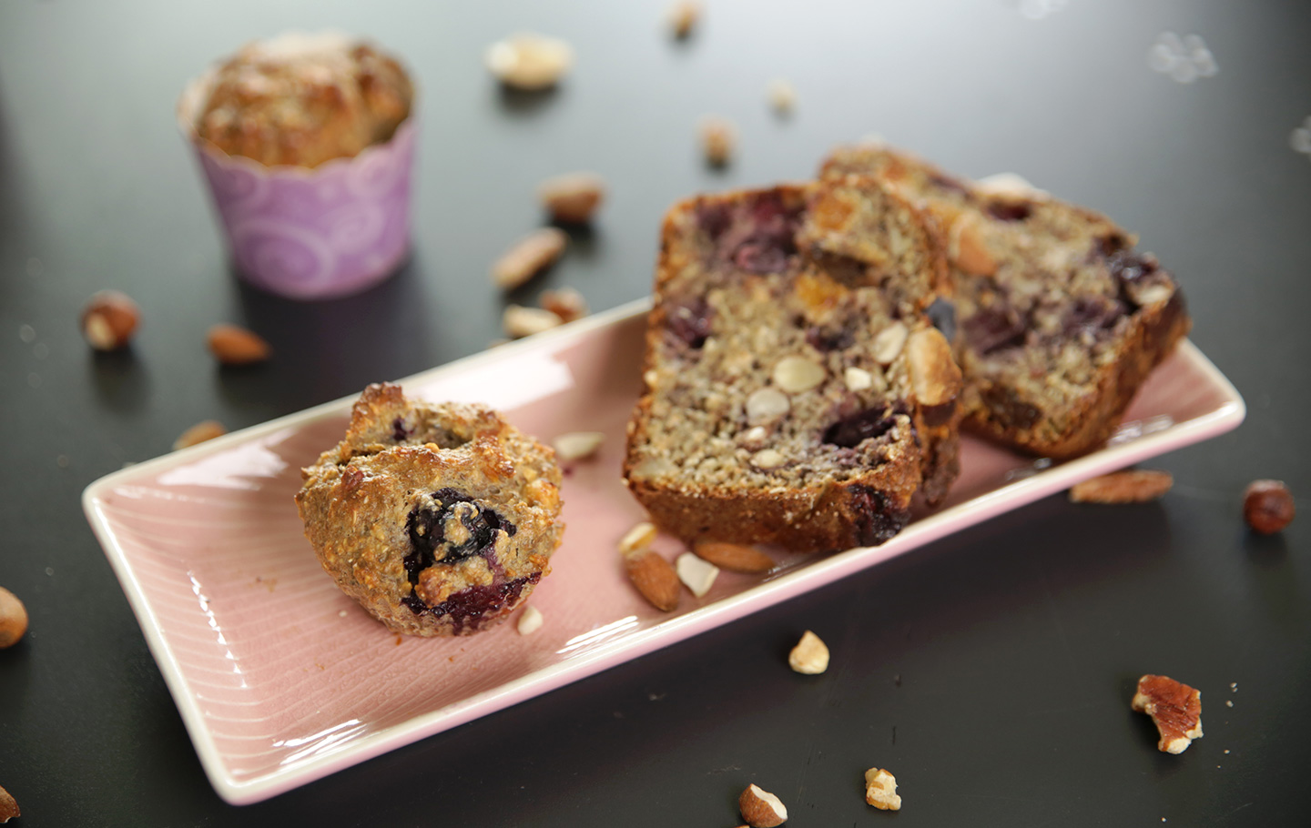 Muffins aux myrtilles