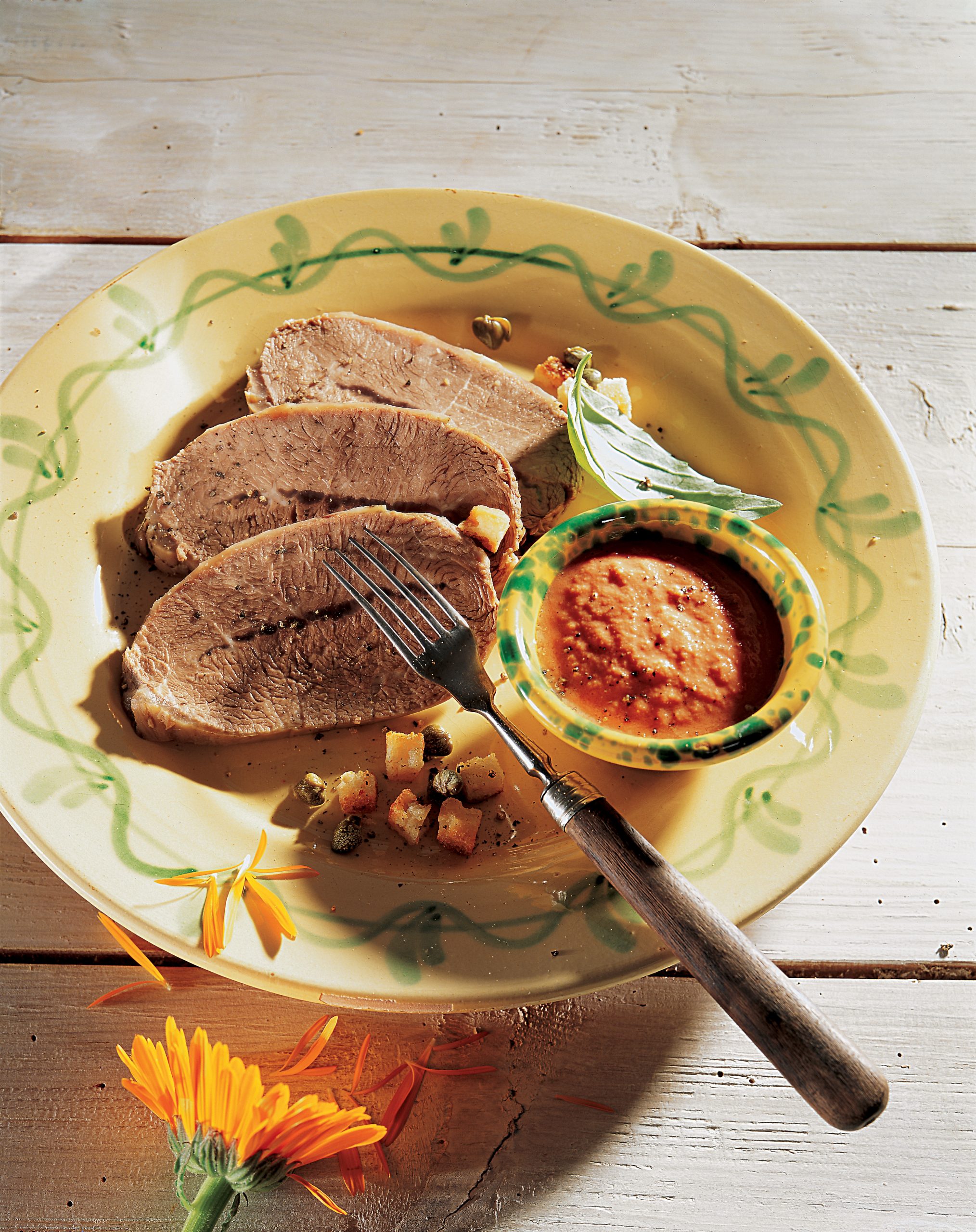 Bouilli sauce gaspacho