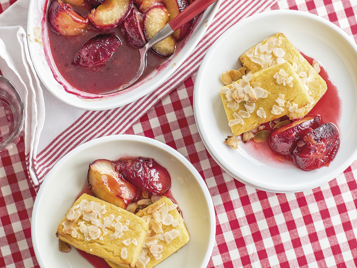 Galettes de maïs aux fruits