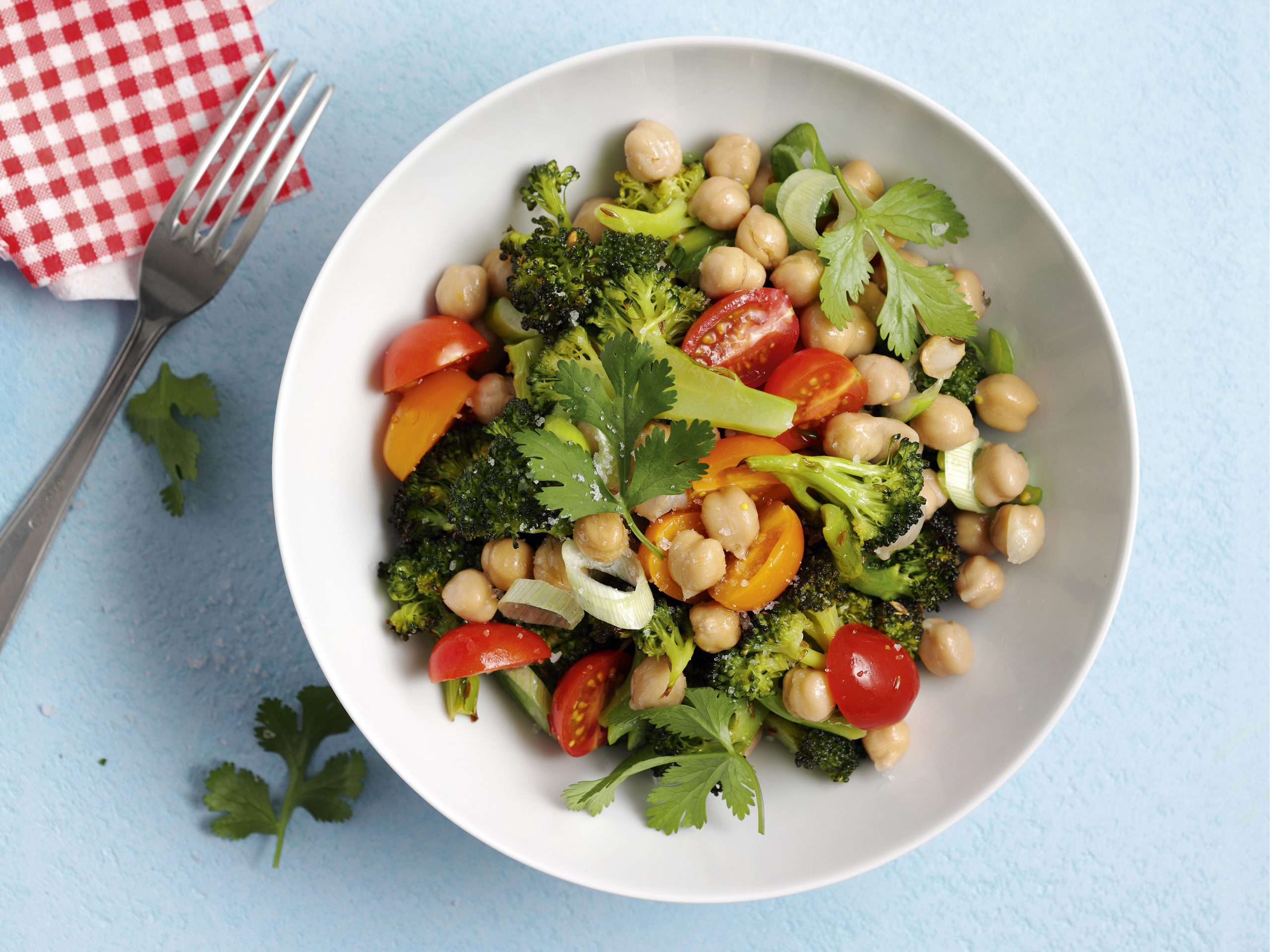 Gebackener Broccolisalat (Low Carb)
