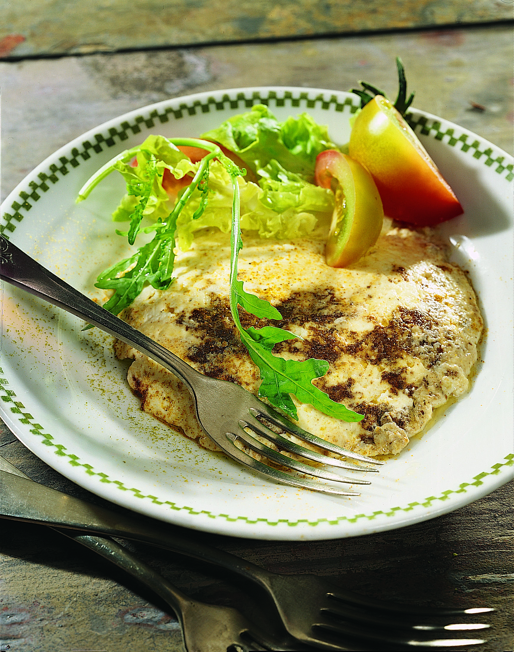 Gebratener Gewürz-Frischkäse