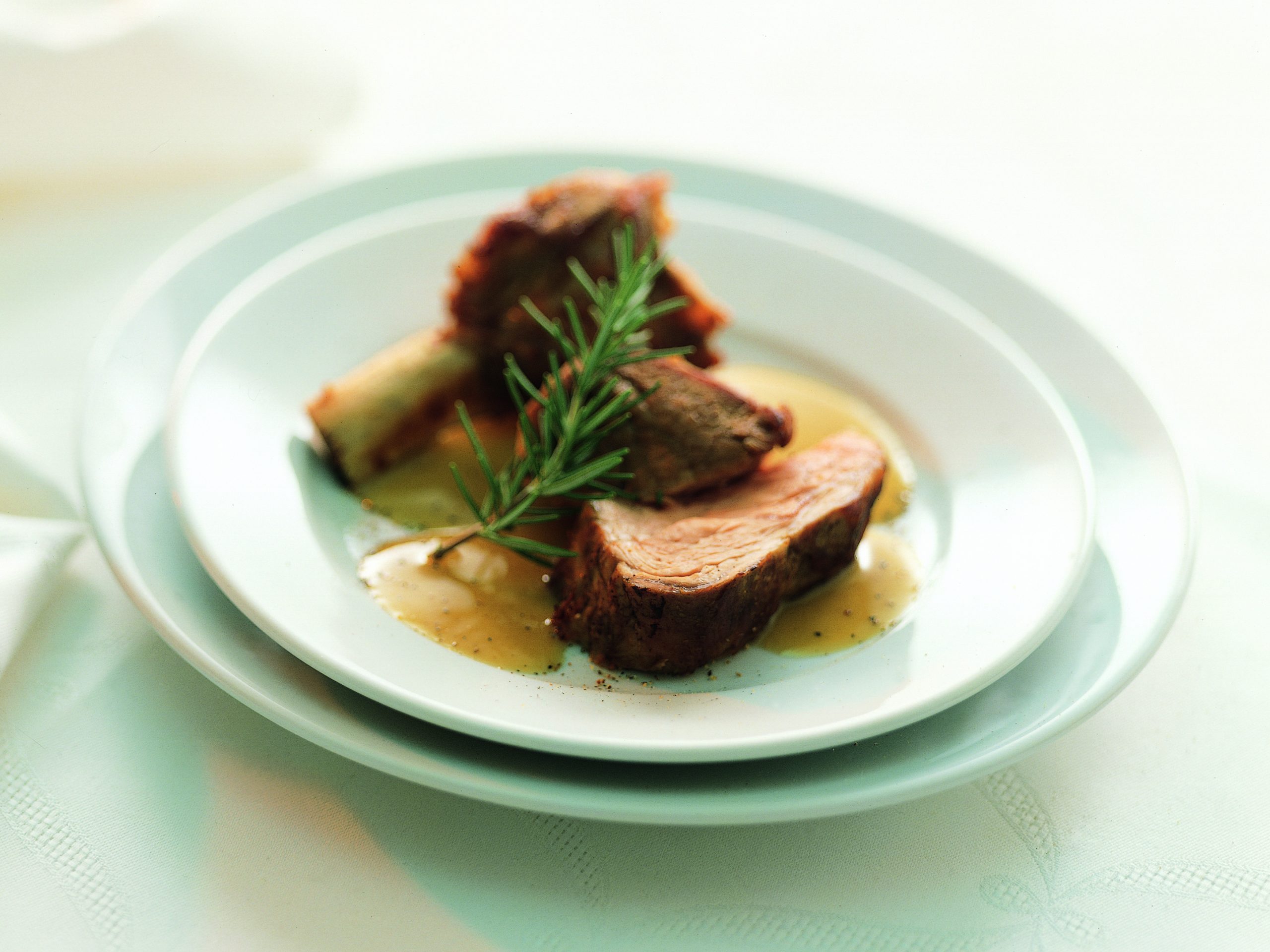 Rôti de côte couverte de veau
