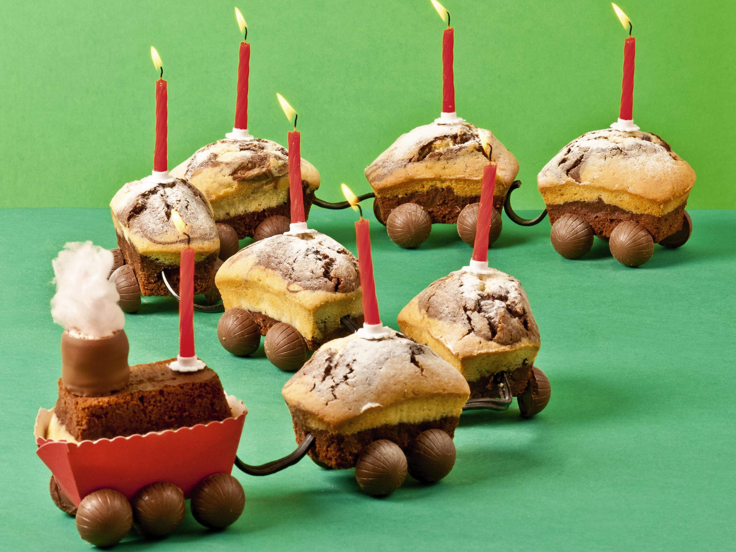 Gâteau d'anniversaire train