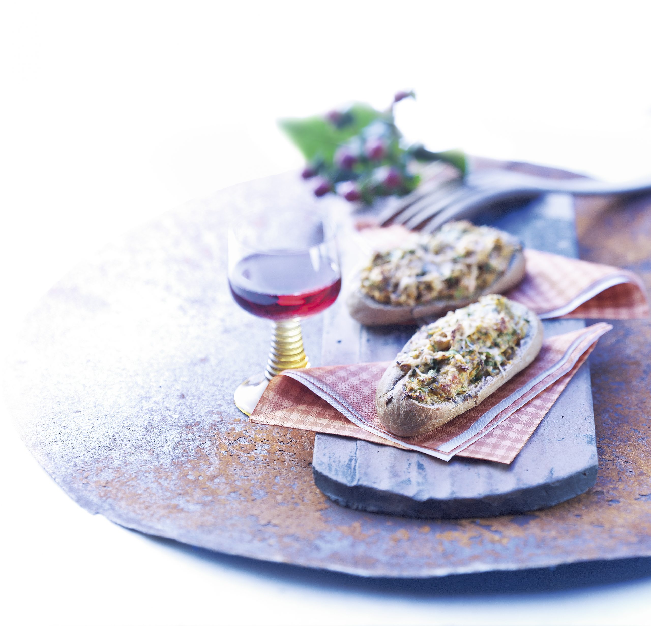 Gefüllte Baguettes