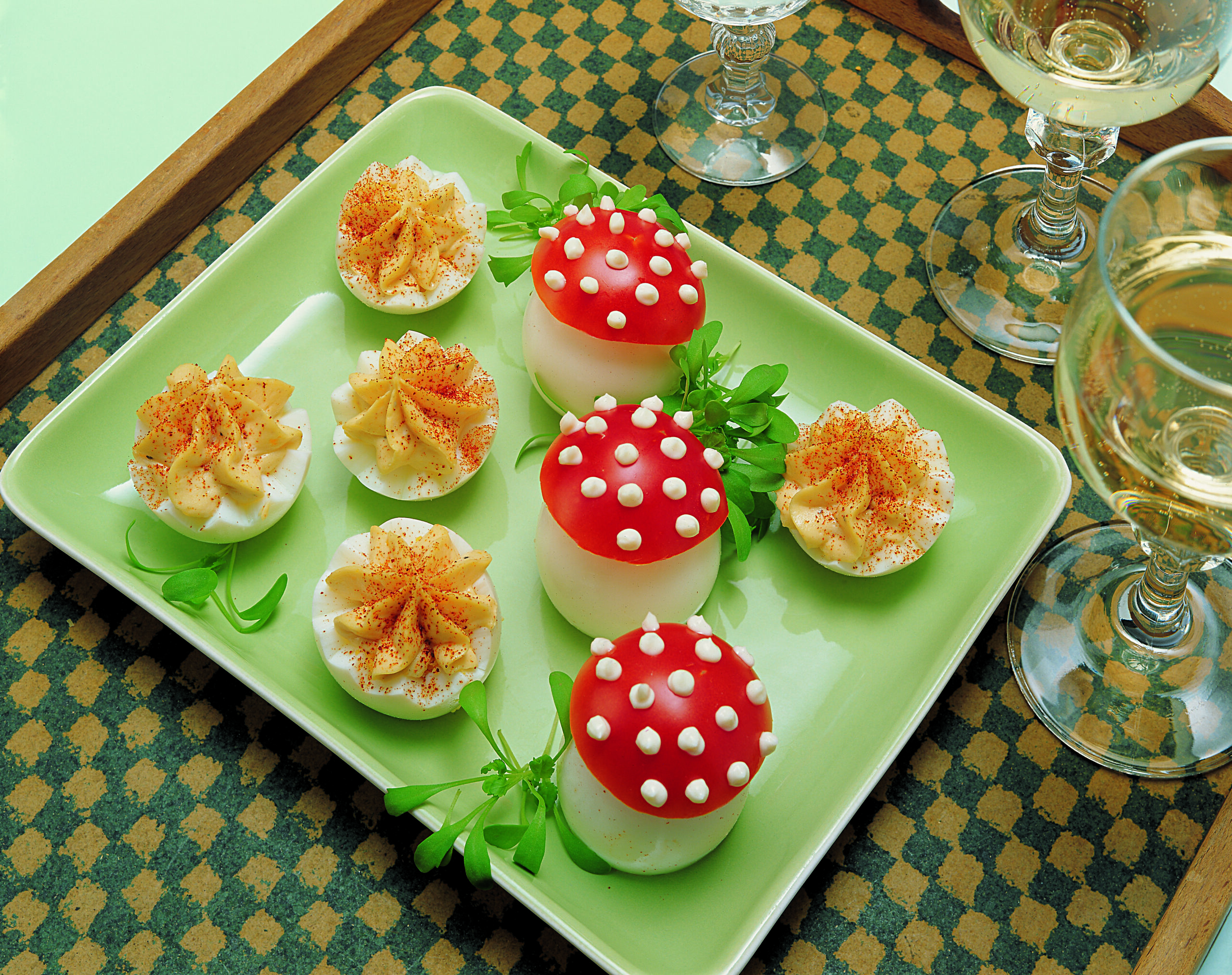 Gefüllte Eier mit Magerquark-Mayonnaise