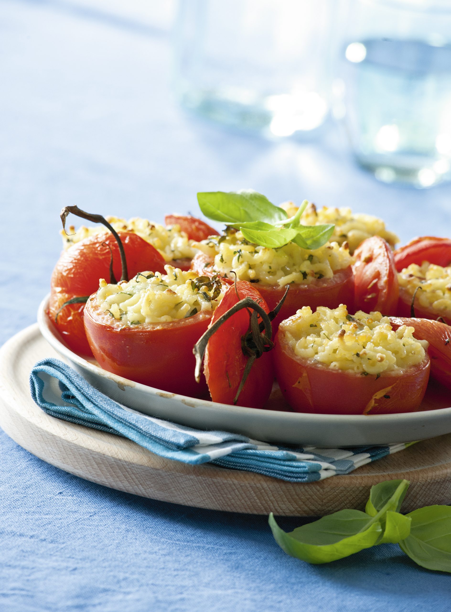 Gefüllte Hörnli-Tomaten