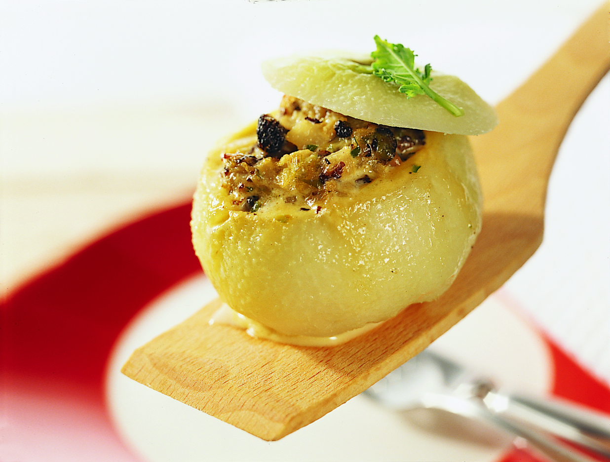 Colraves farcis aux morilles