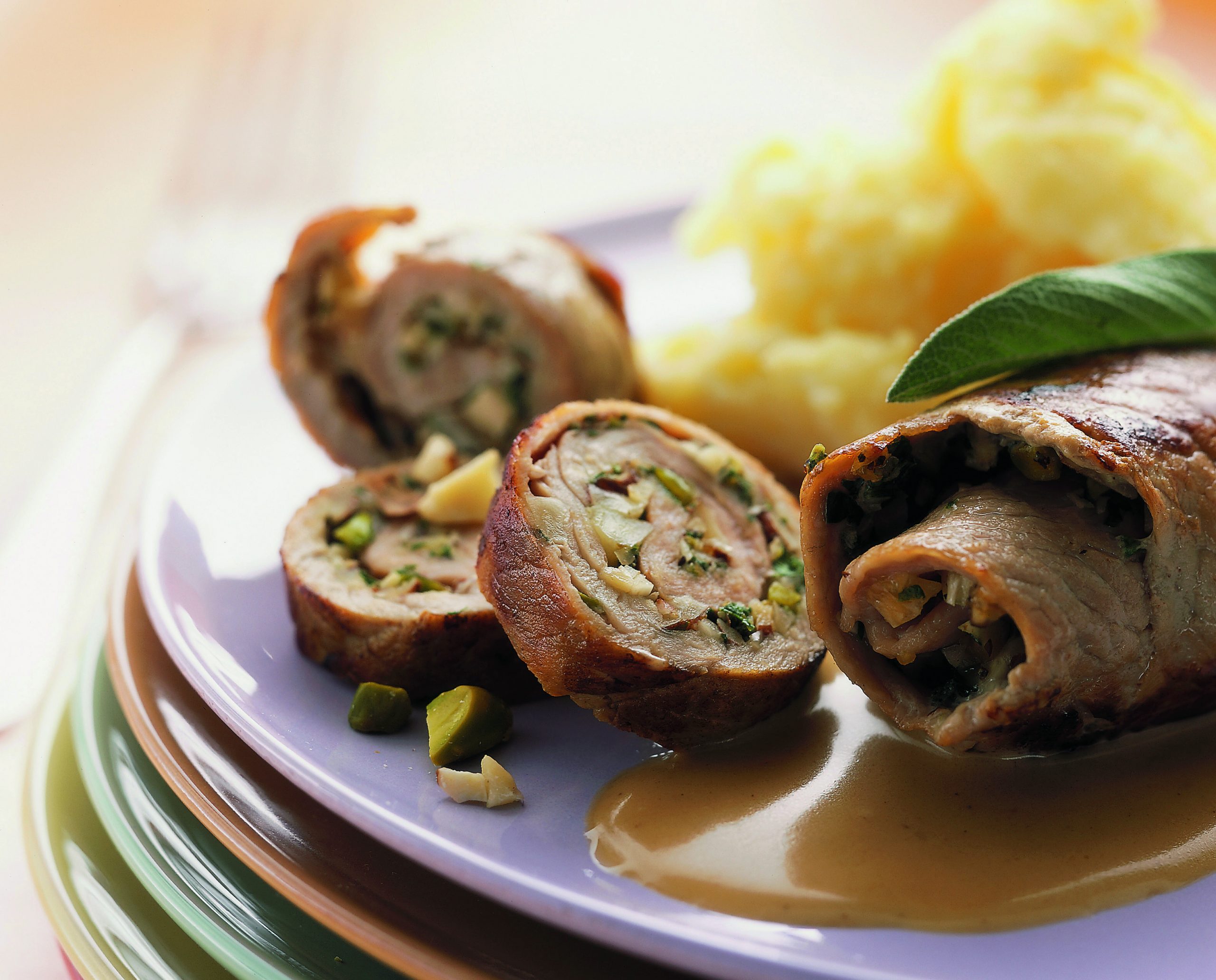 Paupiettes de veau aux fruits secs
