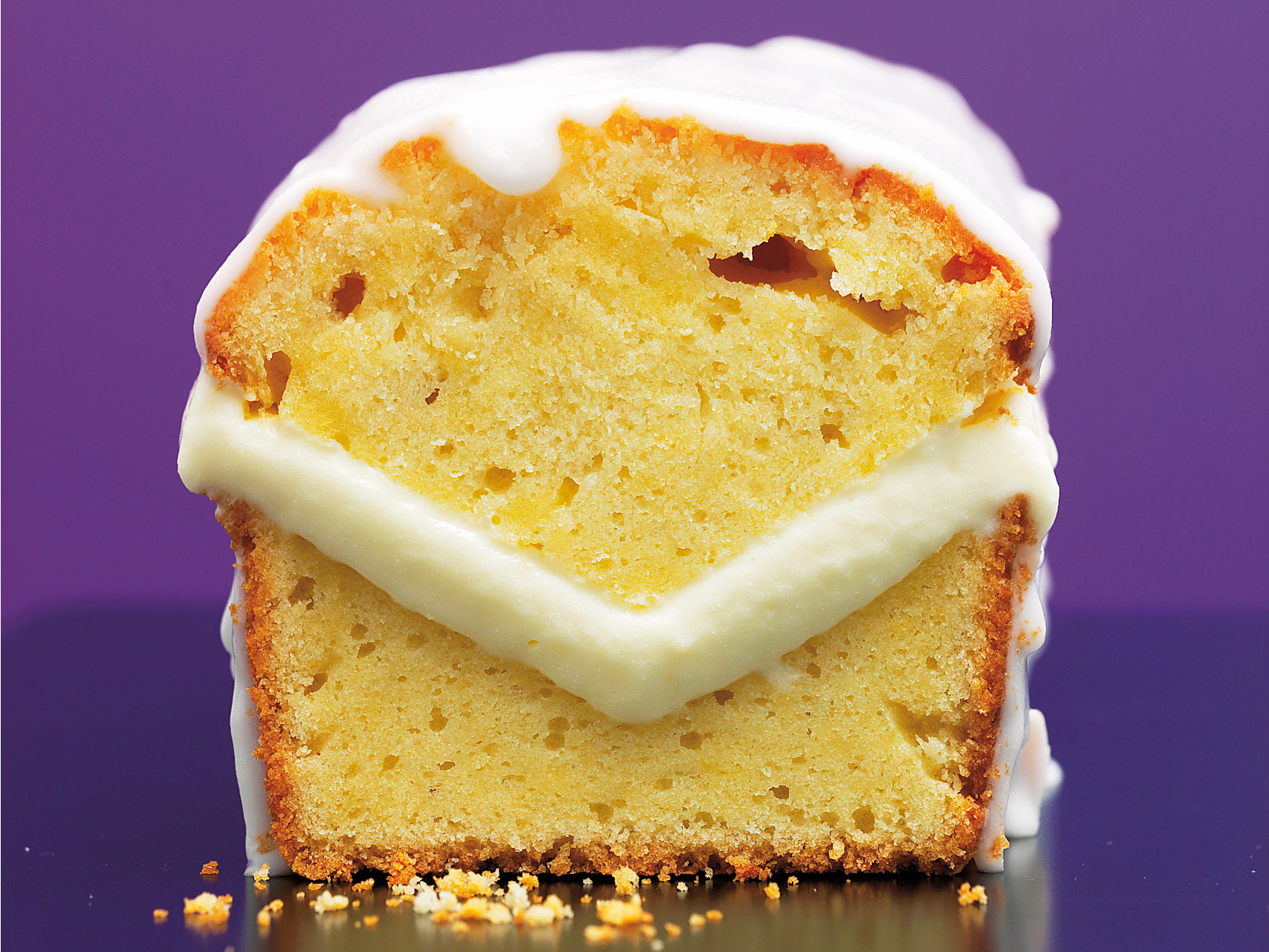Cake fourré au citron