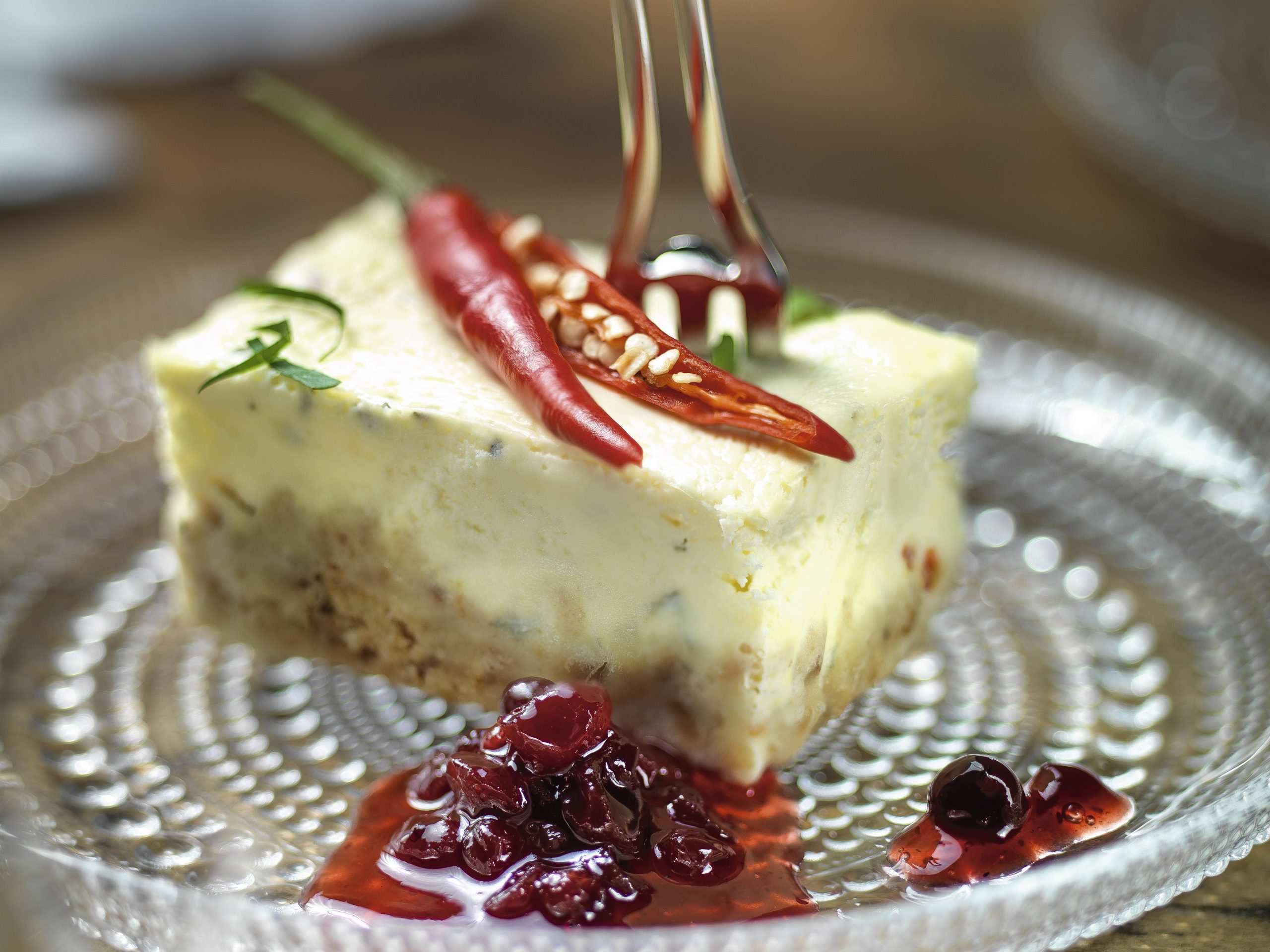 Salzige Mini-Cheesecakes