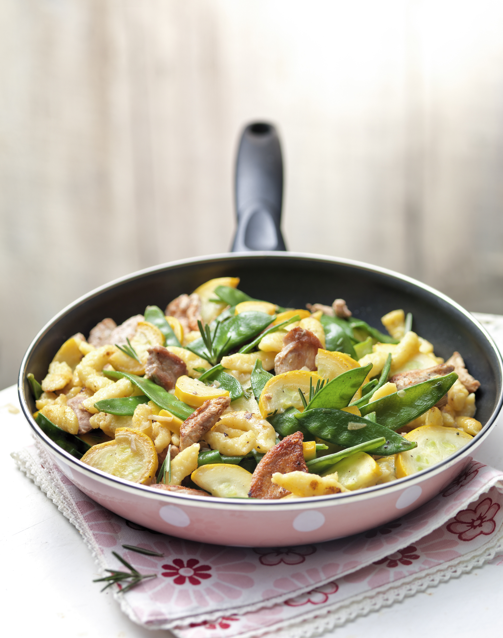 Emincé de porc aux légumes