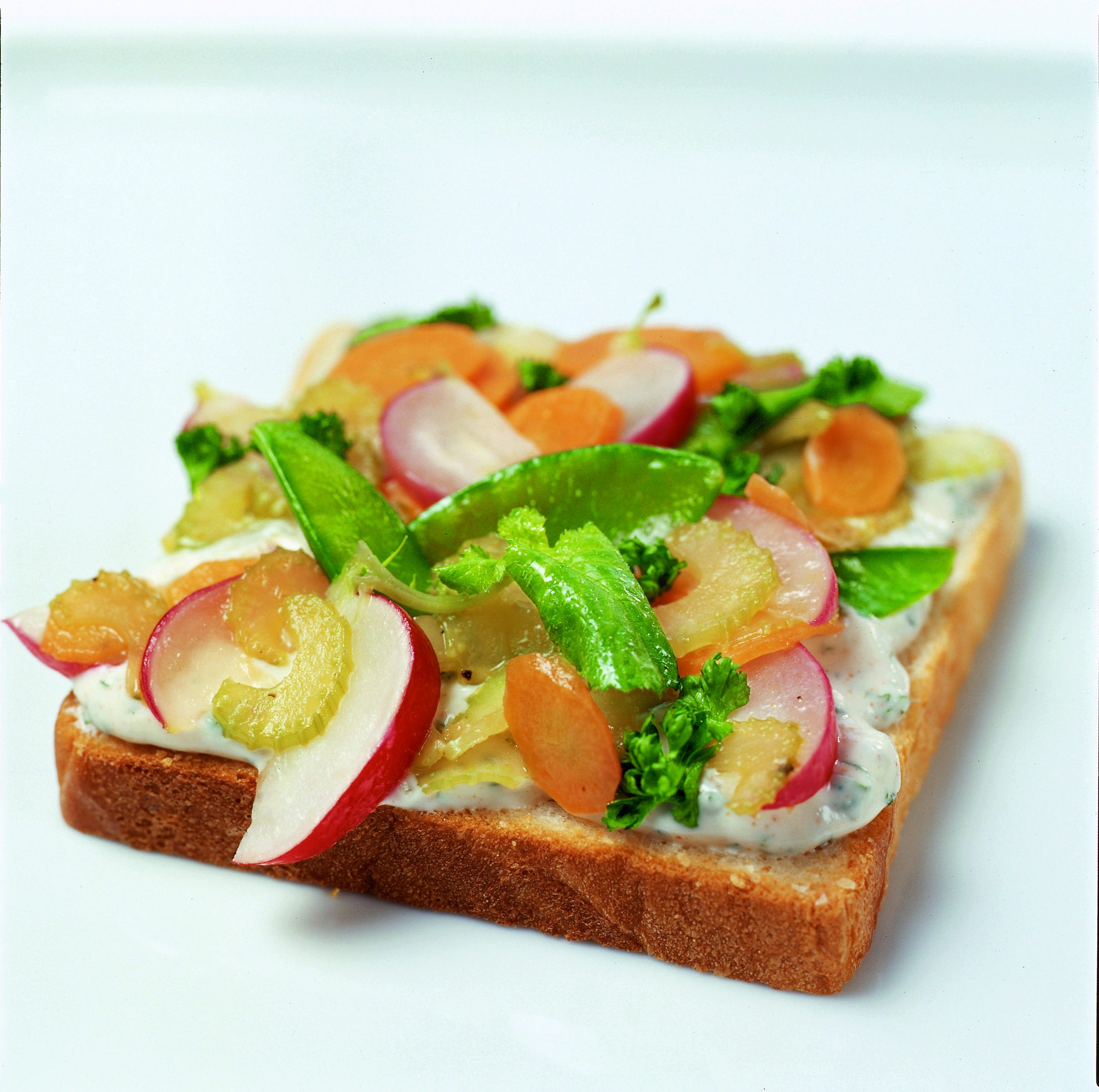 Toasts aux légumes