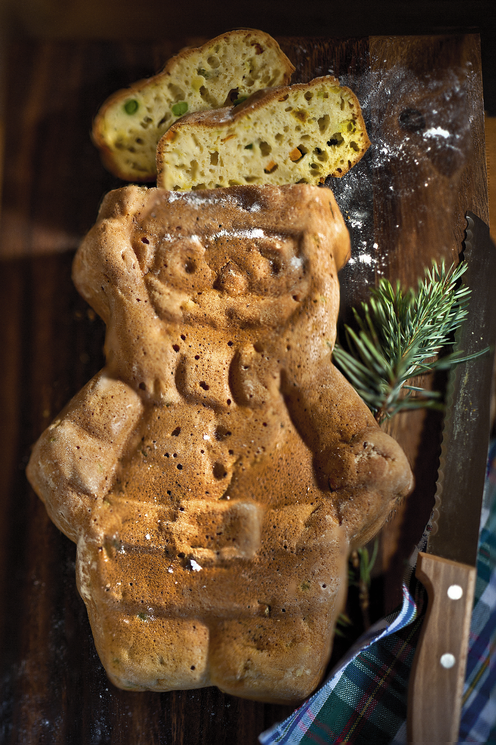 Gemüse-Weihnachtsmann