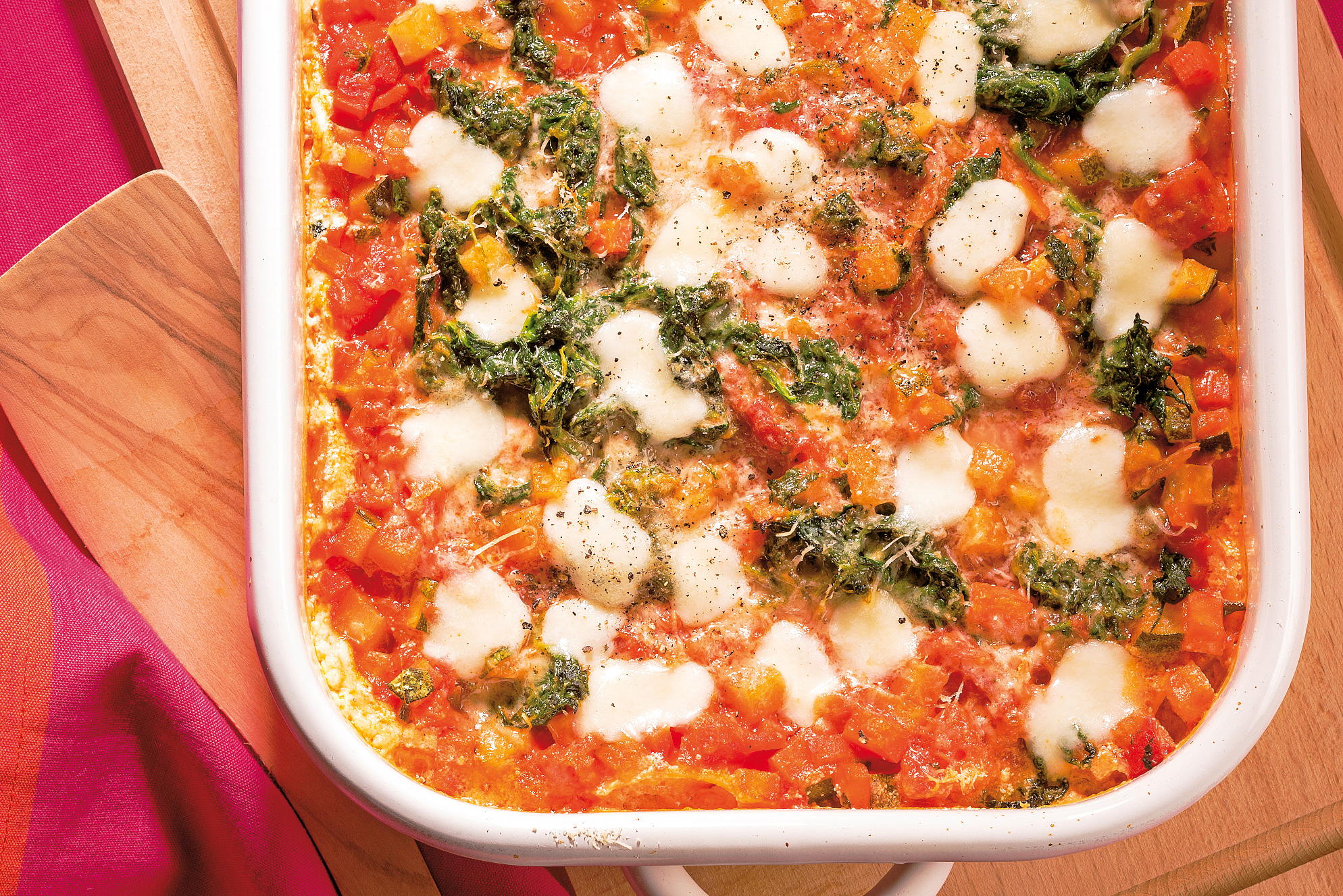 Lasagnes aux légumes et au séré