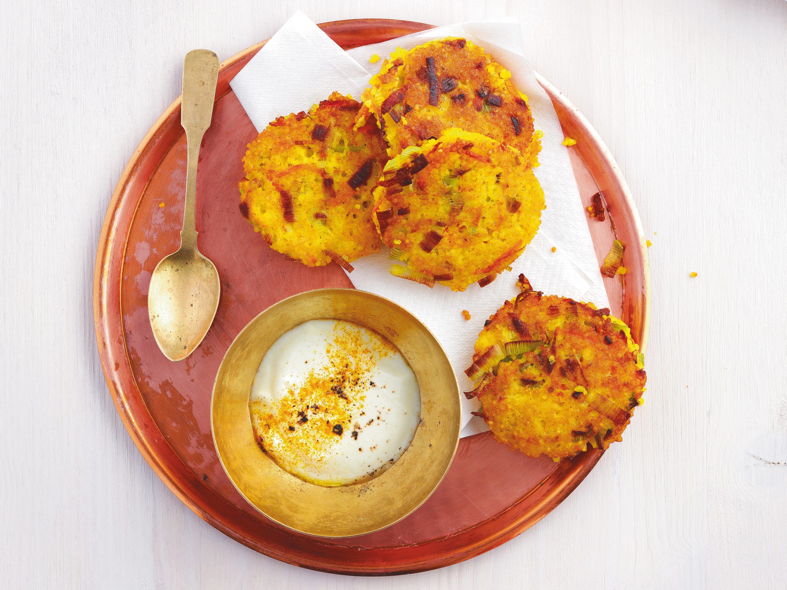 Galettes de légumes au millet