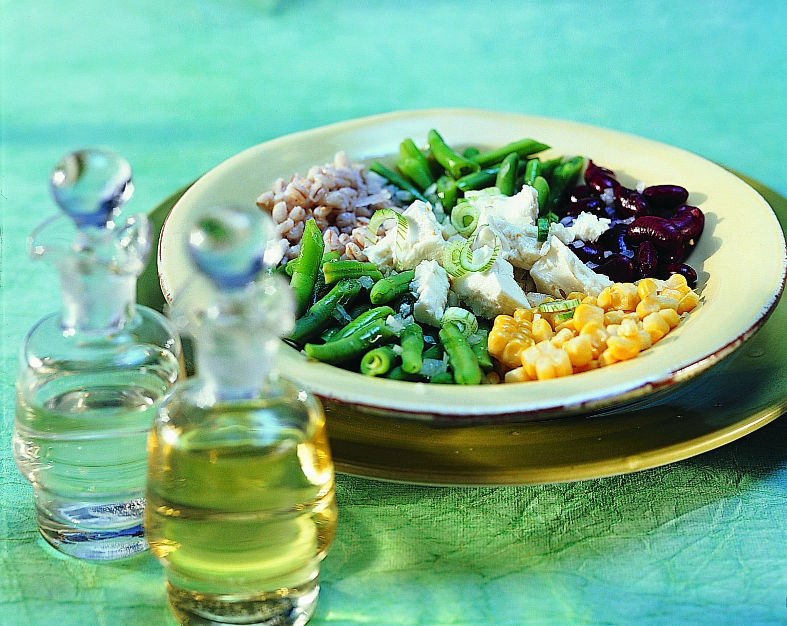Gerste-Mais-Salat