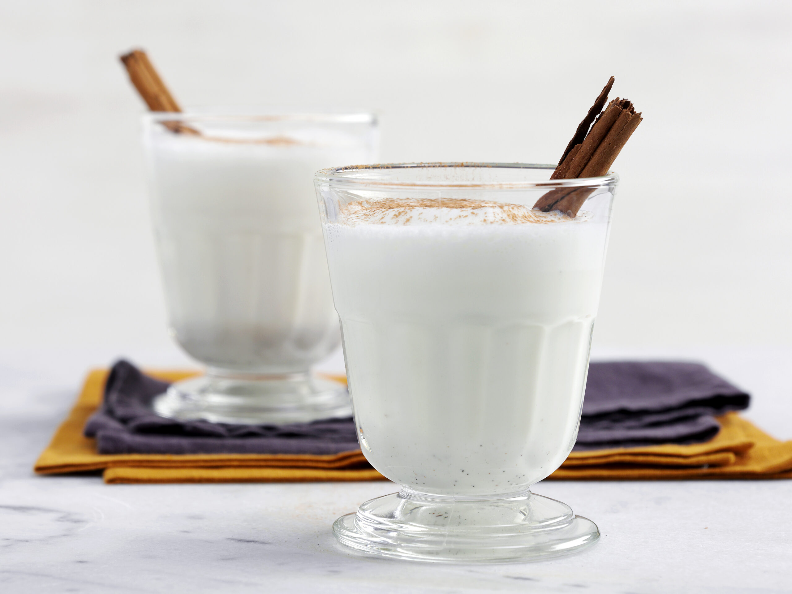 Lait aérien à la cannelle