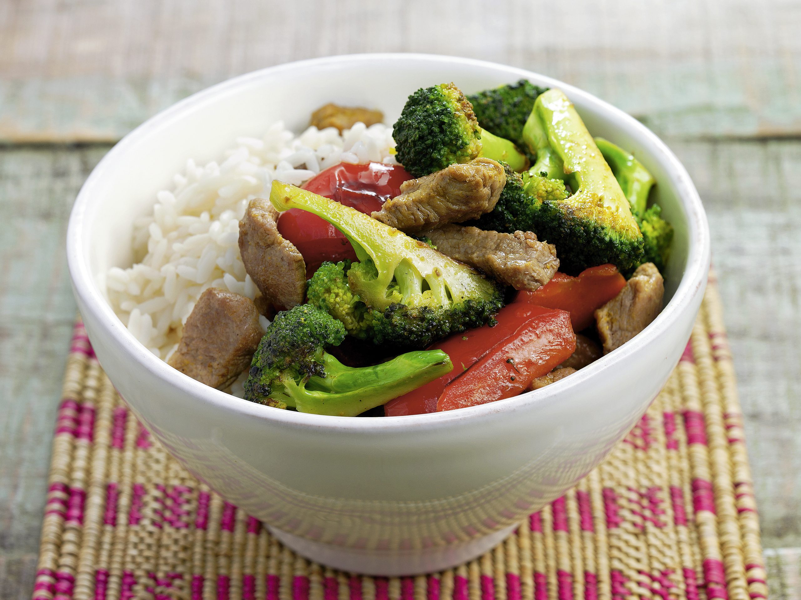 Geschnetzeltes mit Currygemüse
