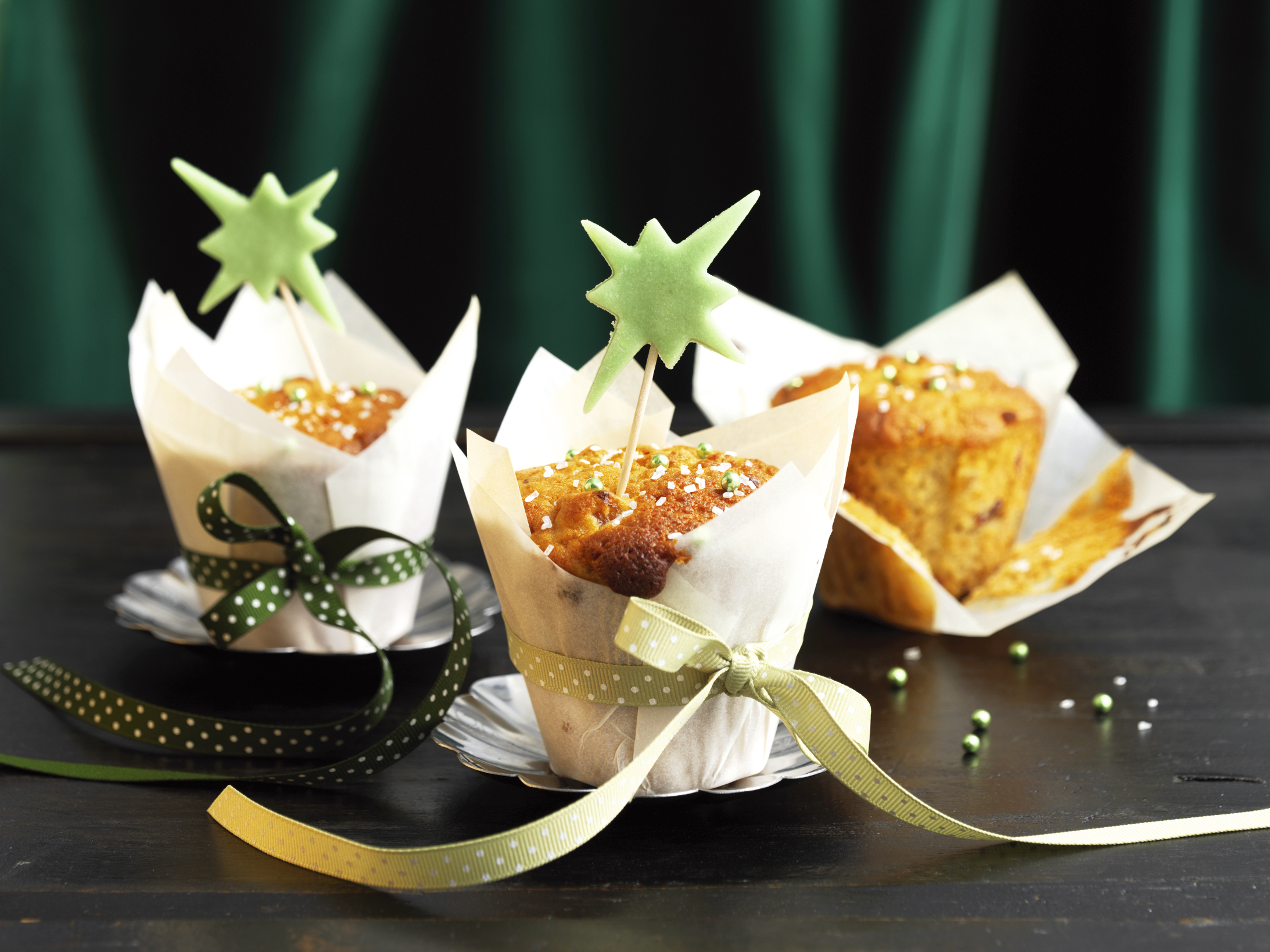 Muffins aux fruits séchés et aux épices