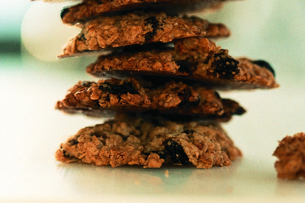 Gewürz-Haferflocken-Cookies mit Sultaninen