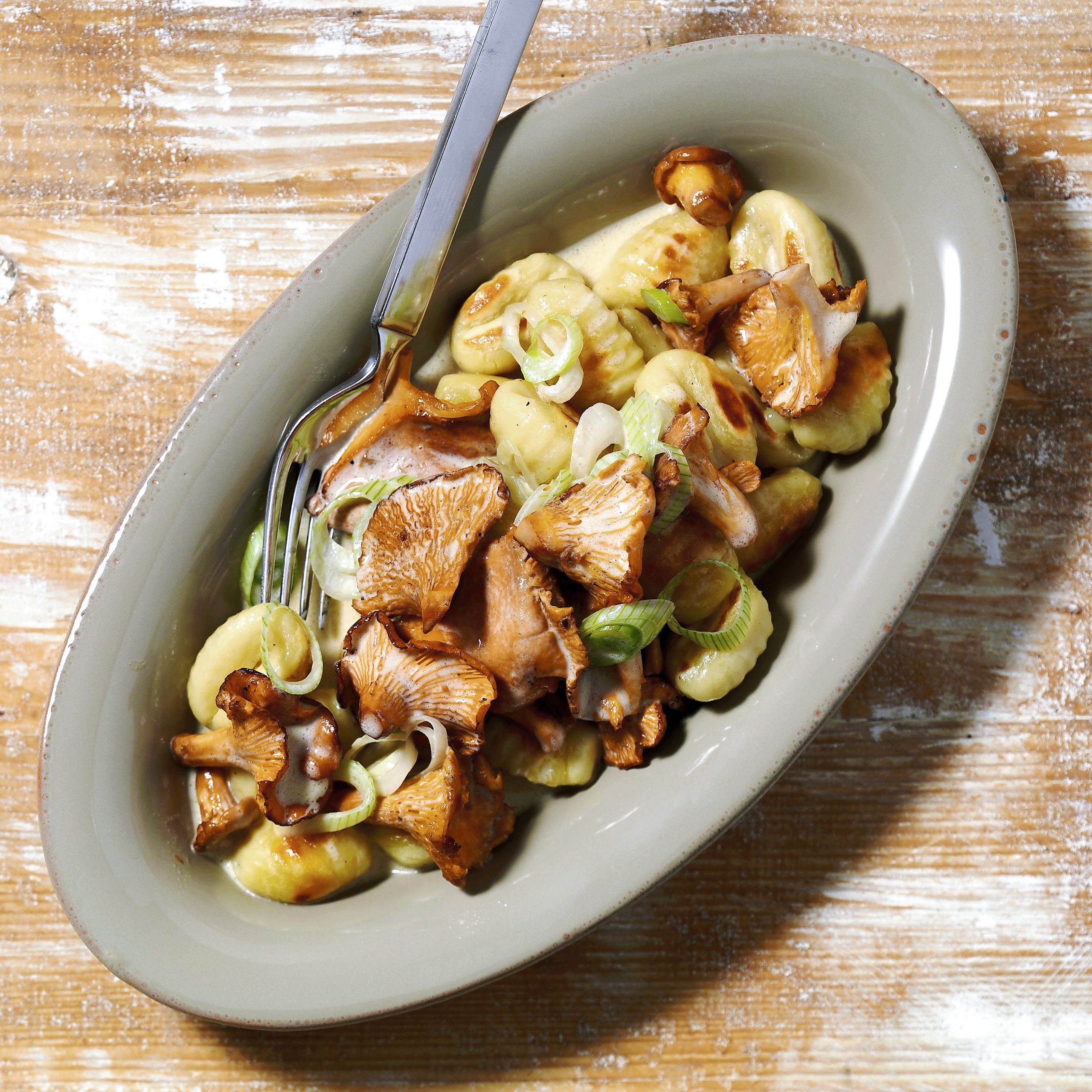 Gnocchi mit Eierschwämmli