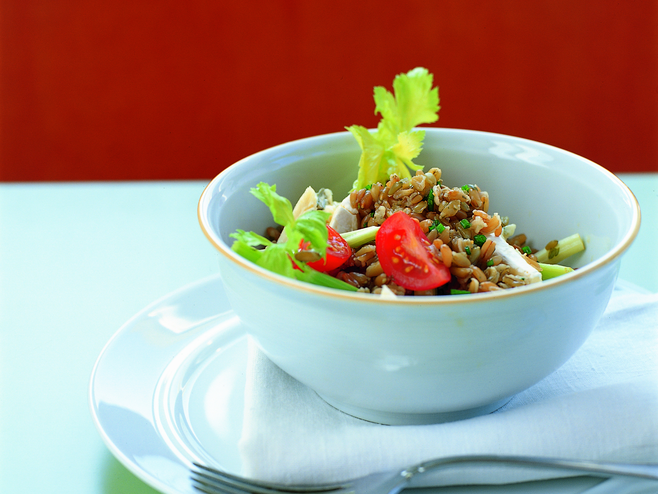 Salade de blé vert