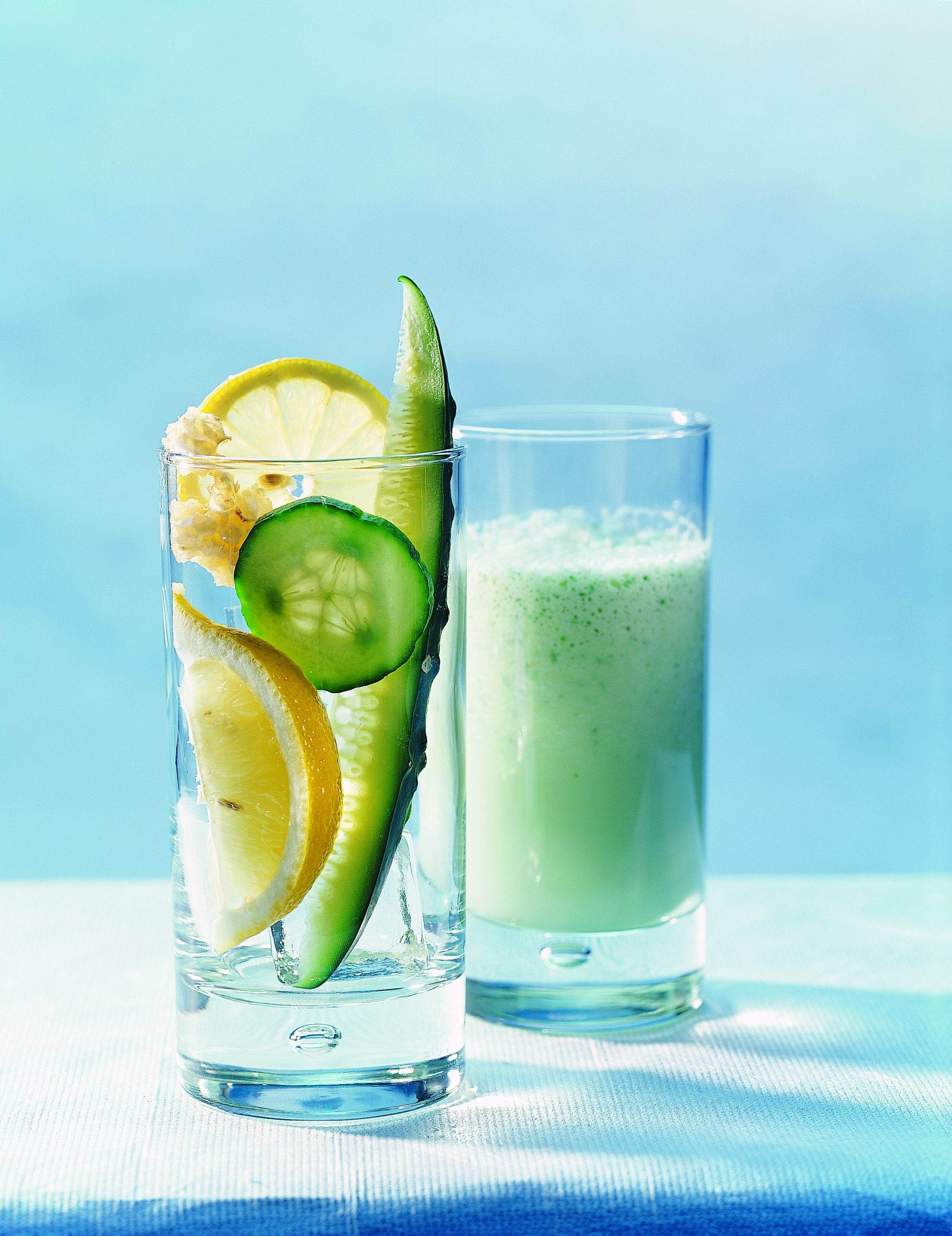 Frappé concombre et citron