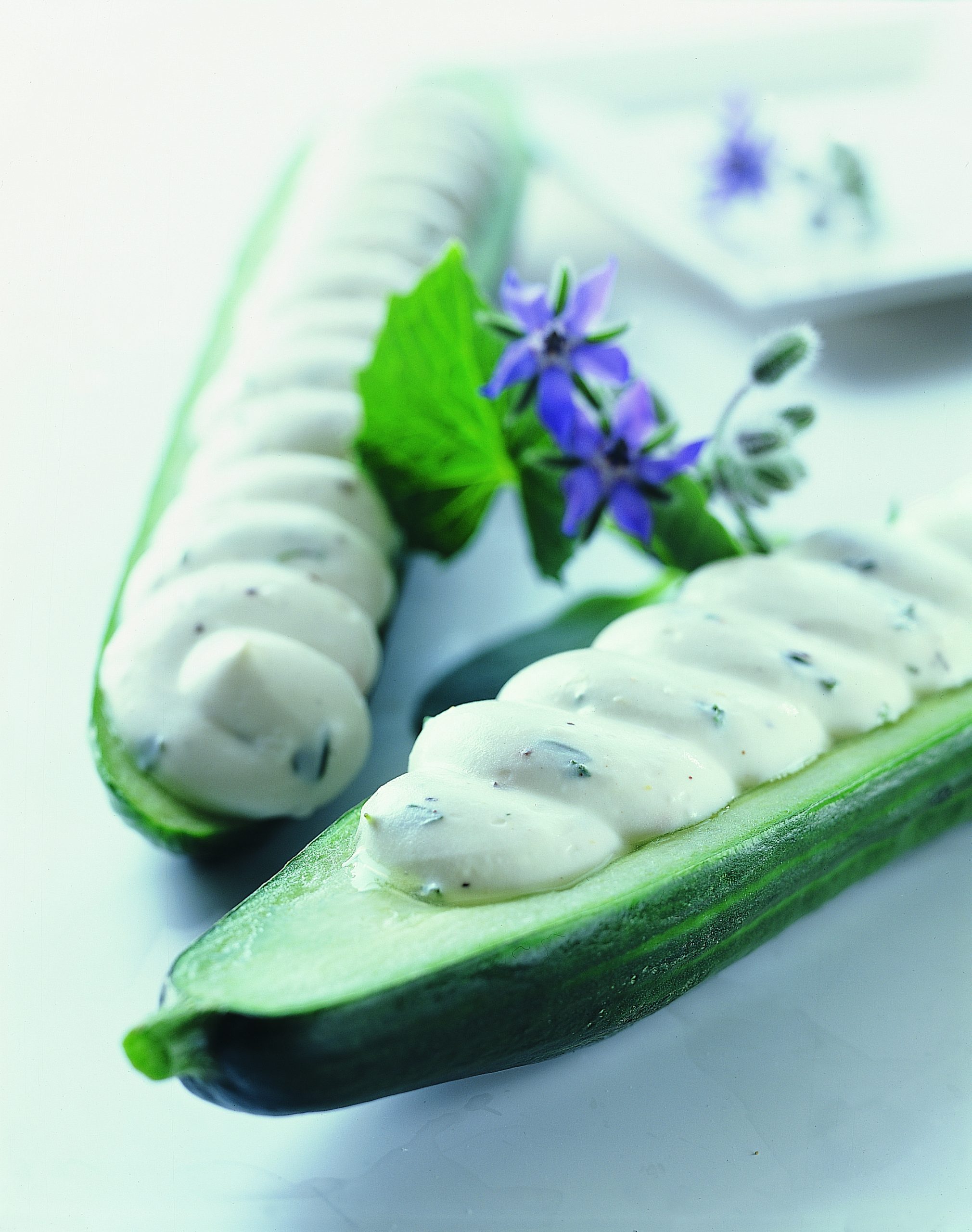 Barquettes de concombre