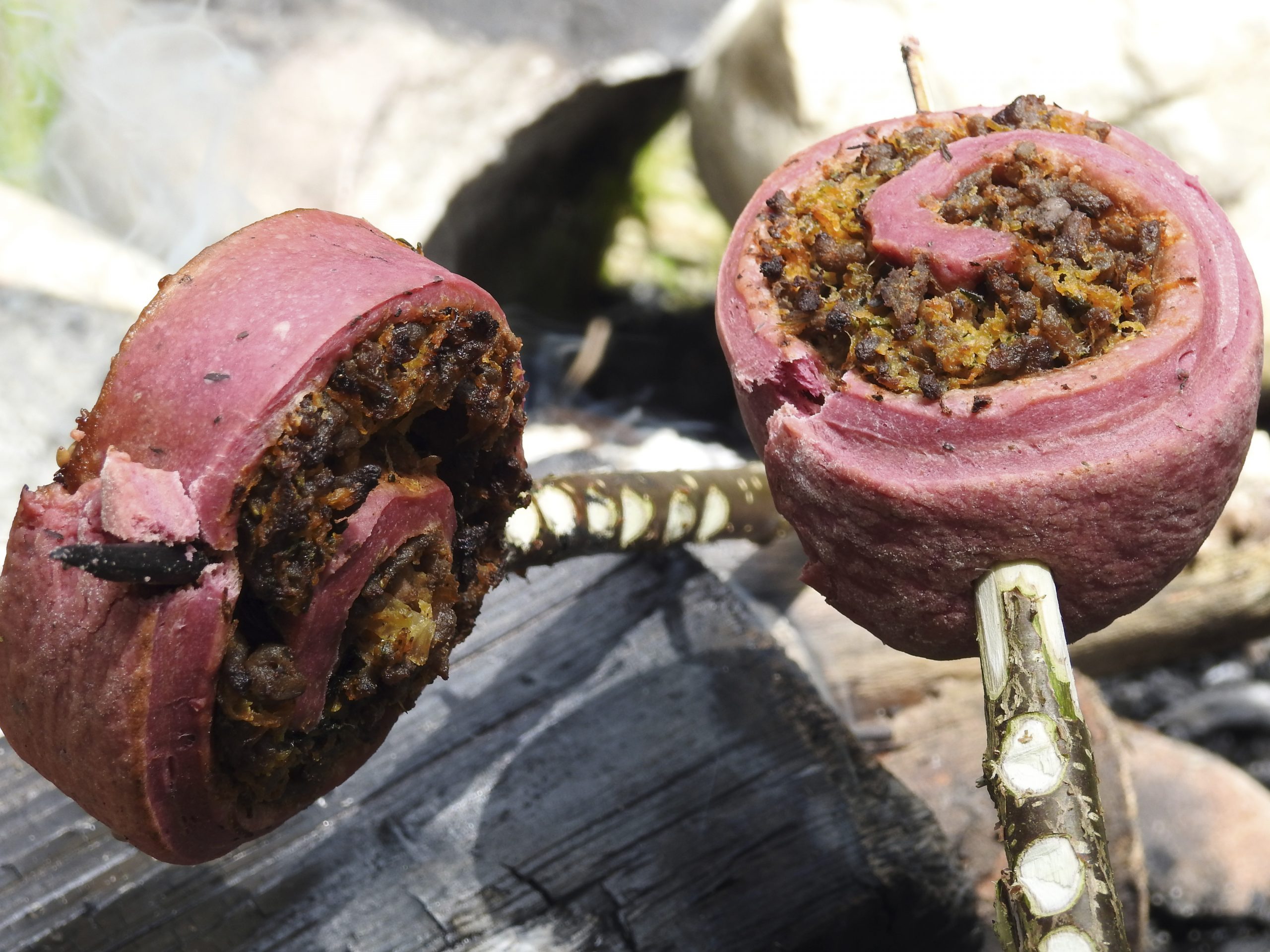 Hackfleisch-Schnecken