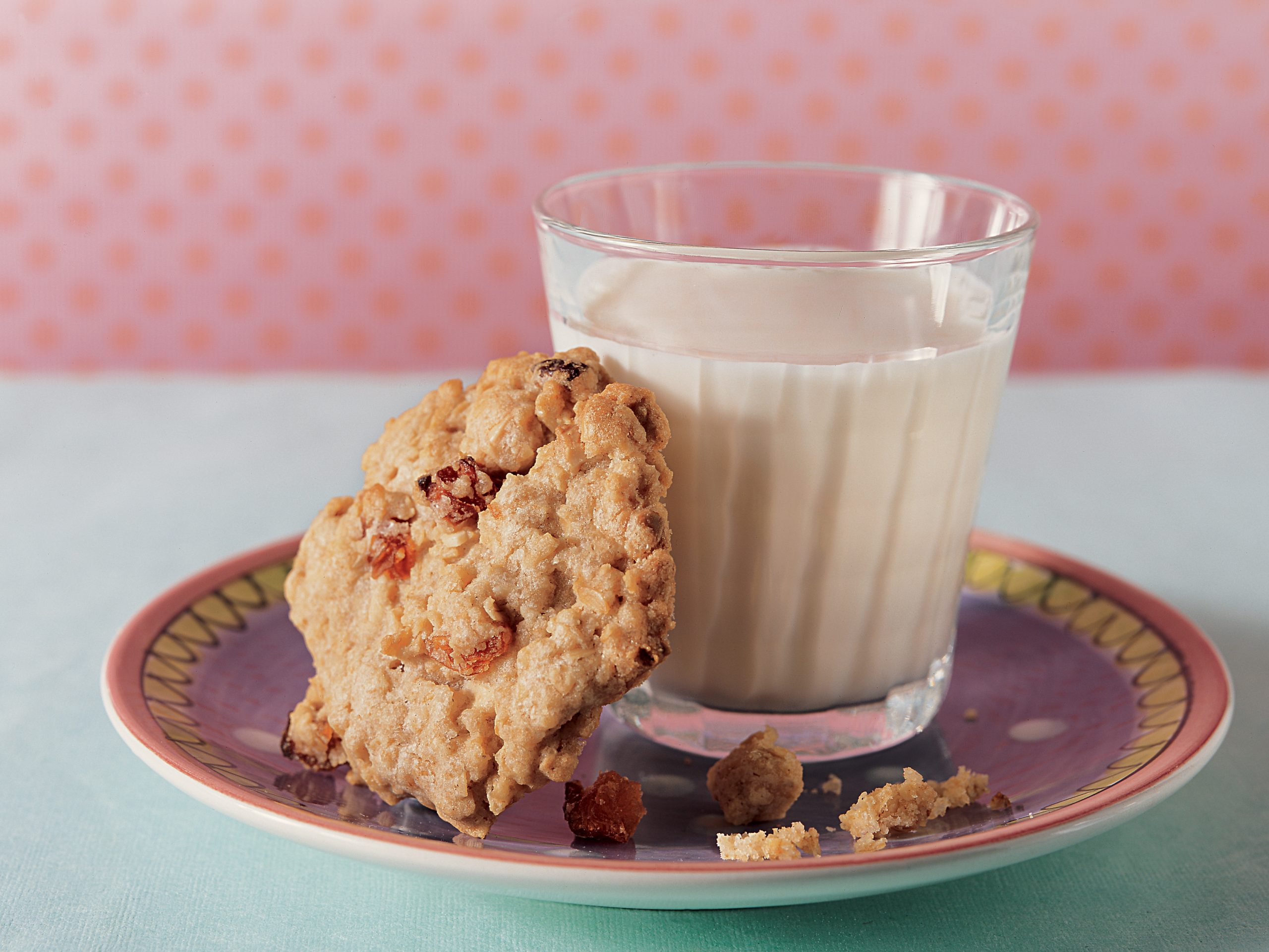 Cookies aux flocons d'avoine et aux abricots secs