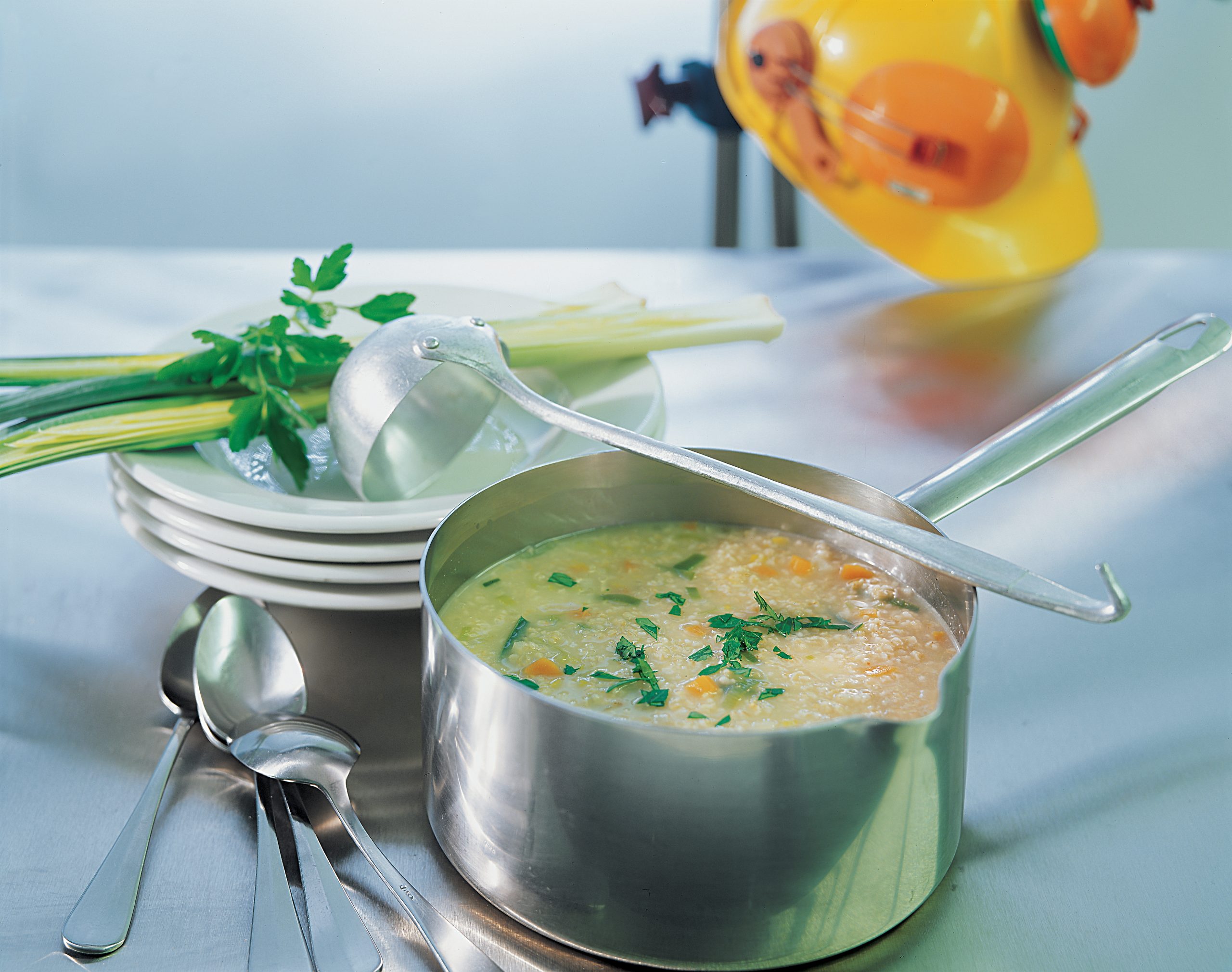 Haferkern-Gemüsesuppe