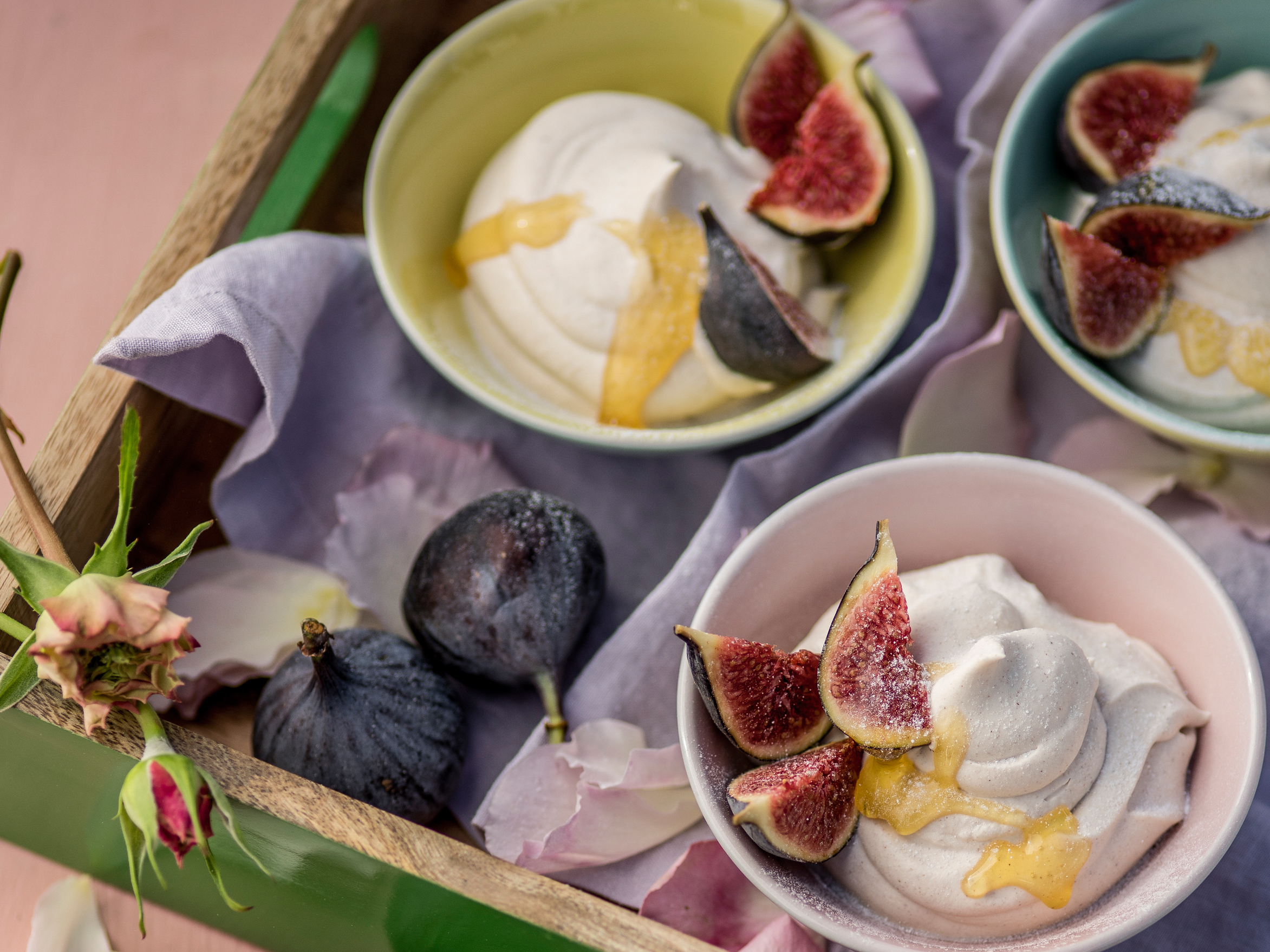 Parfait glacé cannelle-miel