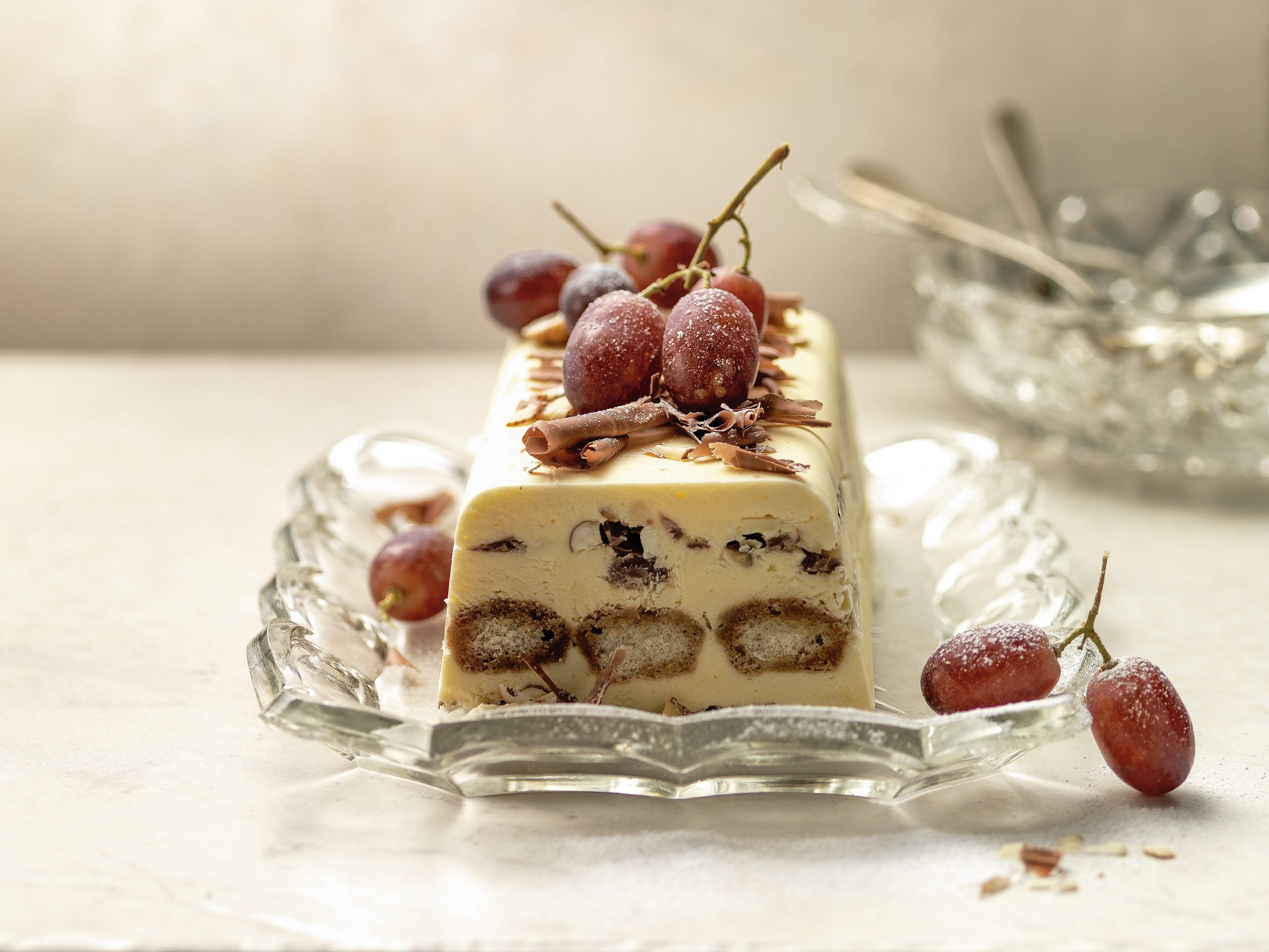 Halbgefrorenes Tiramisu