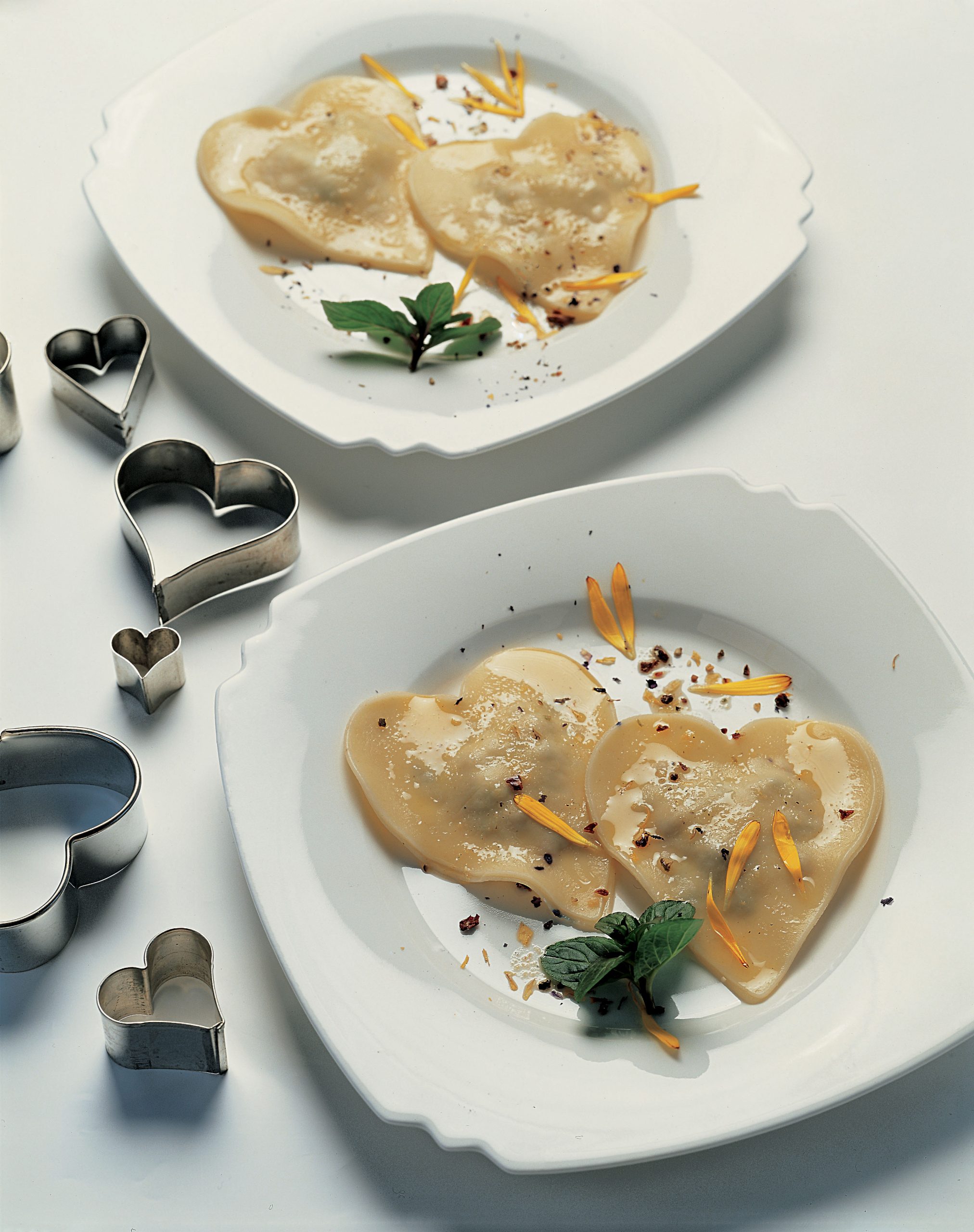 Ravioli en coeurs