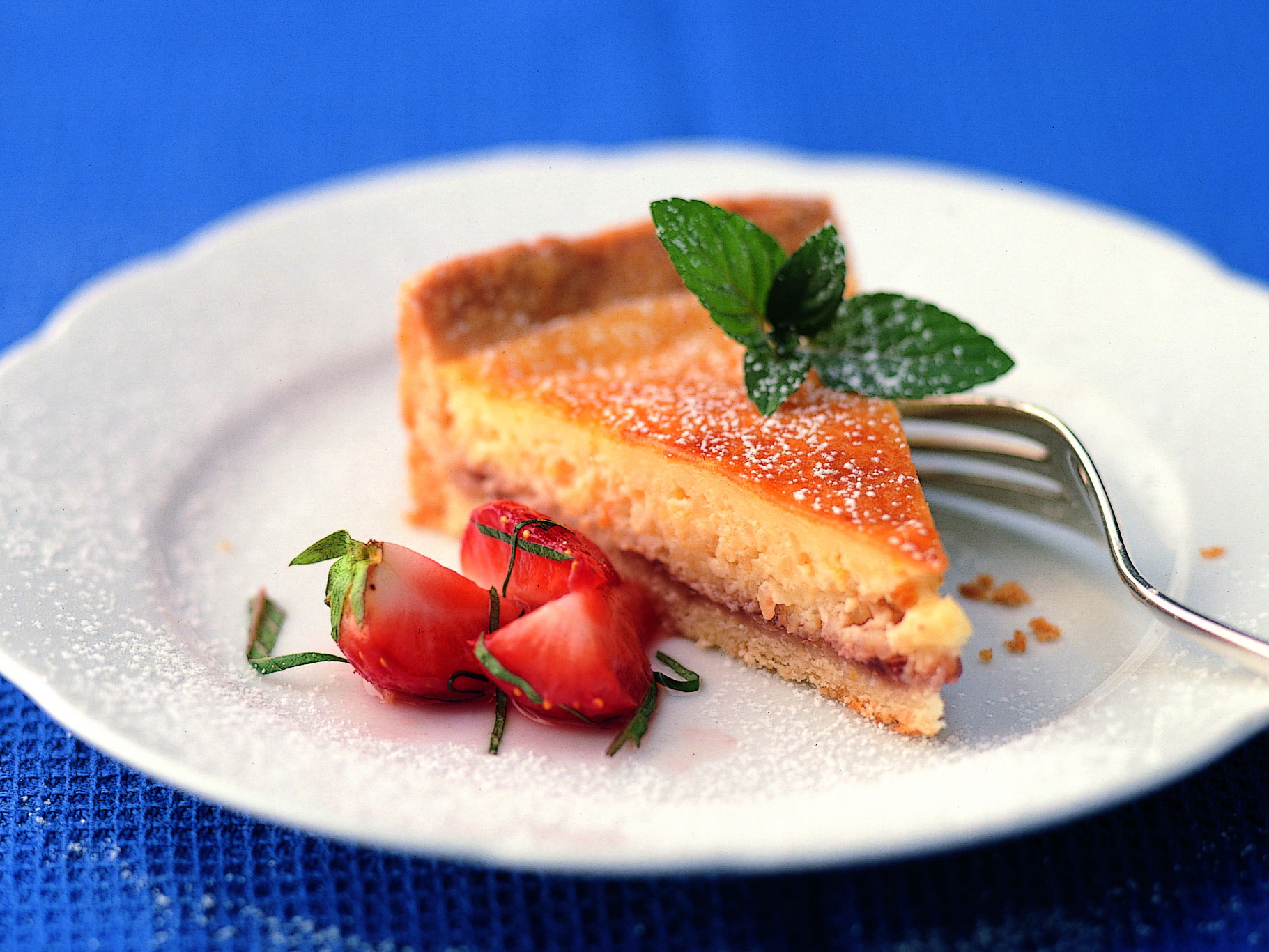 Gâteau de millet aux fraises