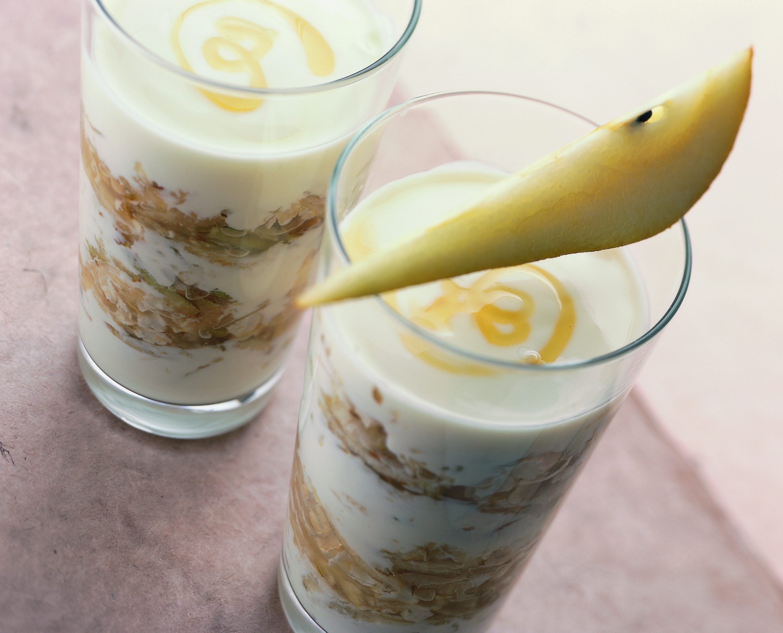 Yogourt au miel et aux flocons de riz