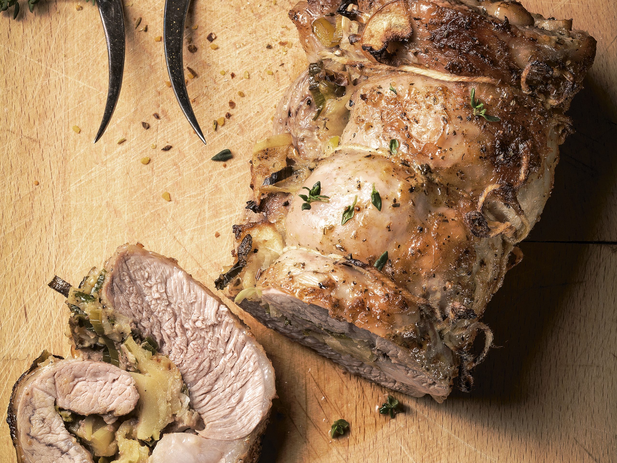 Honig-Rollbraten