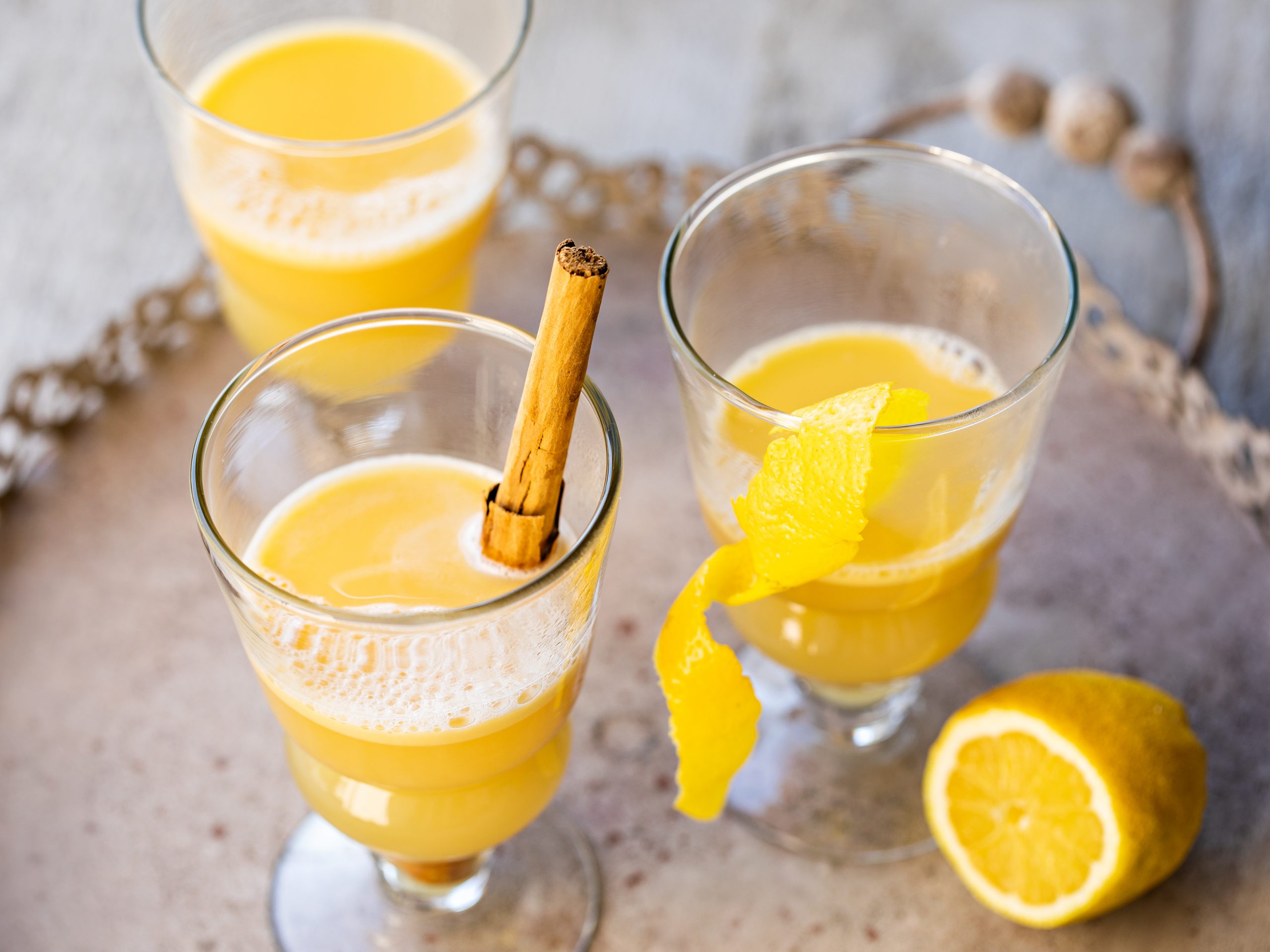 Hot buttered lemonade