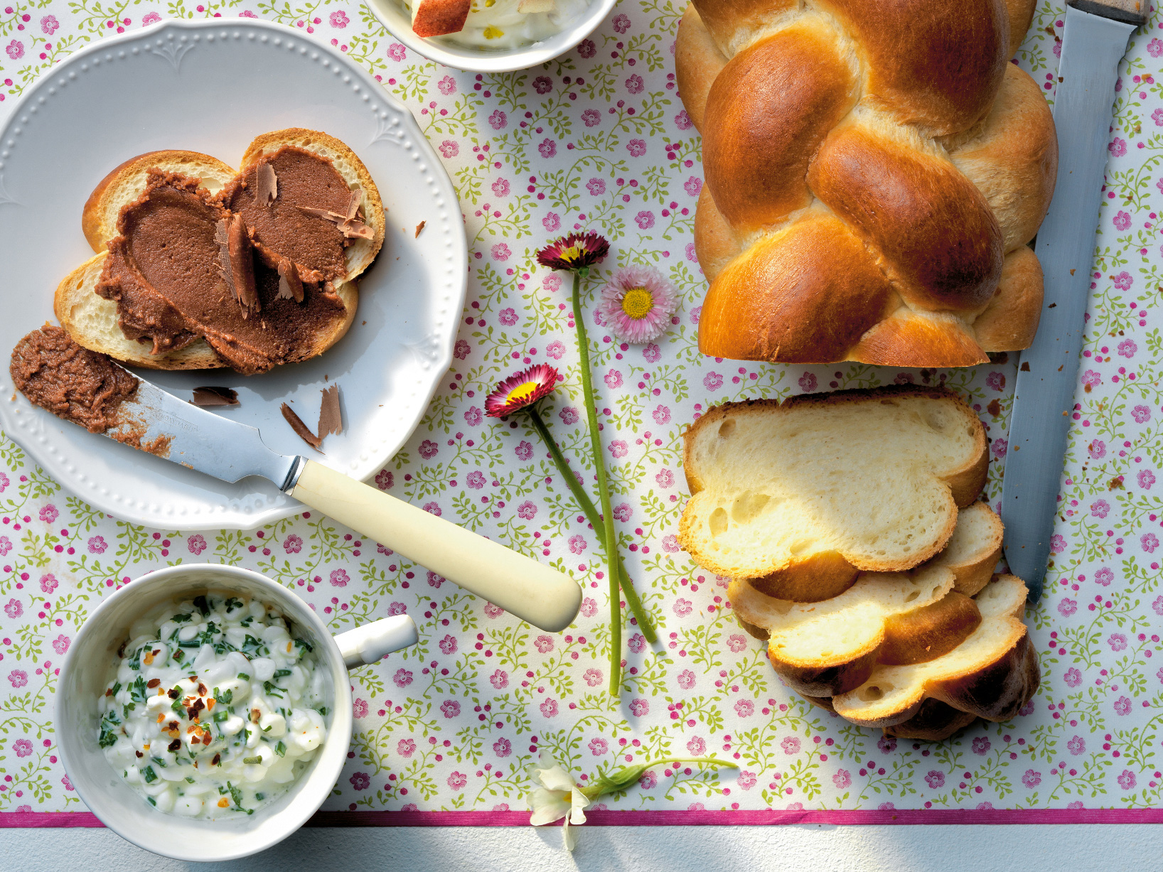 Hüttenkäse-Häubchen