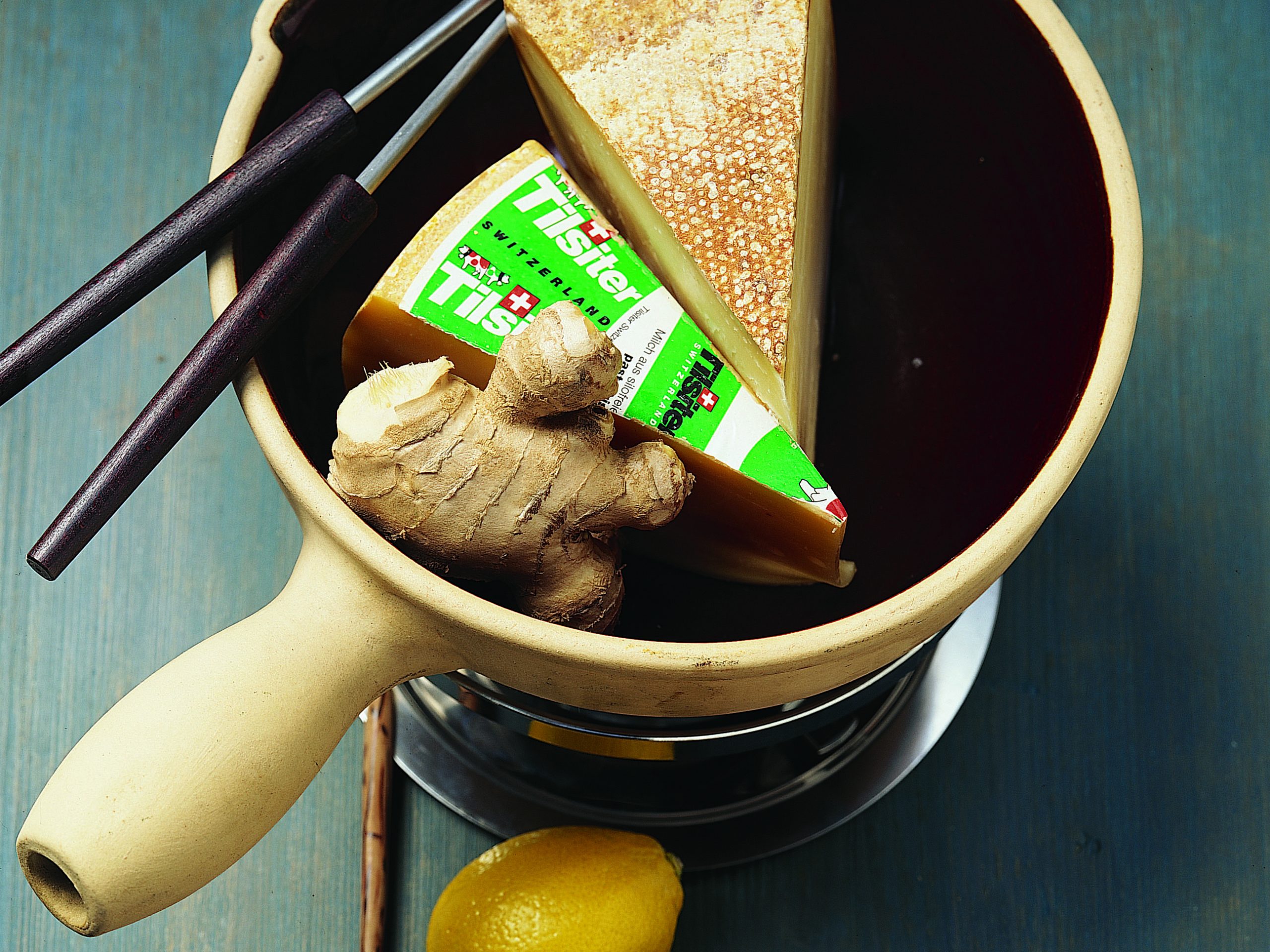Ingwer-Zitronen-Fondue