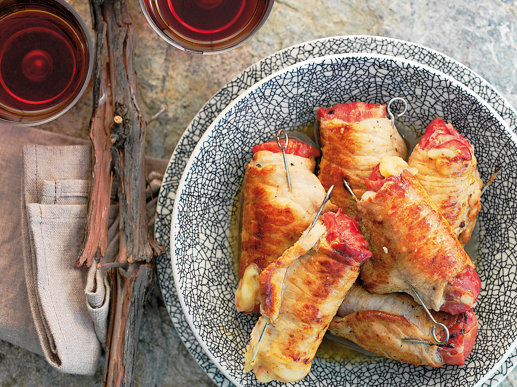 Involtini farcis au fromage